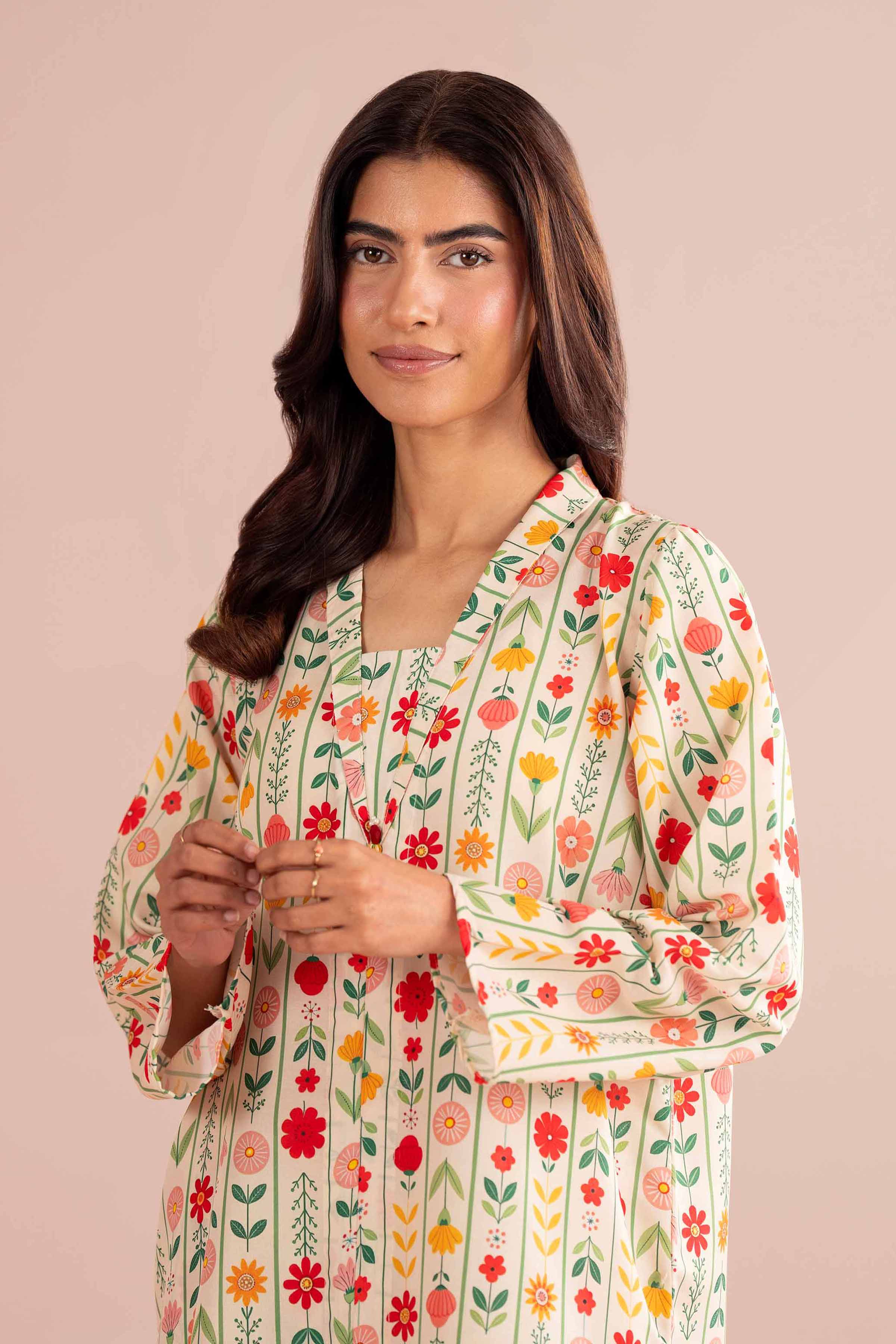 2 Piece - Printed Suit - PE26-367 for Women - Pret Collection | Nishat | Shop Online
