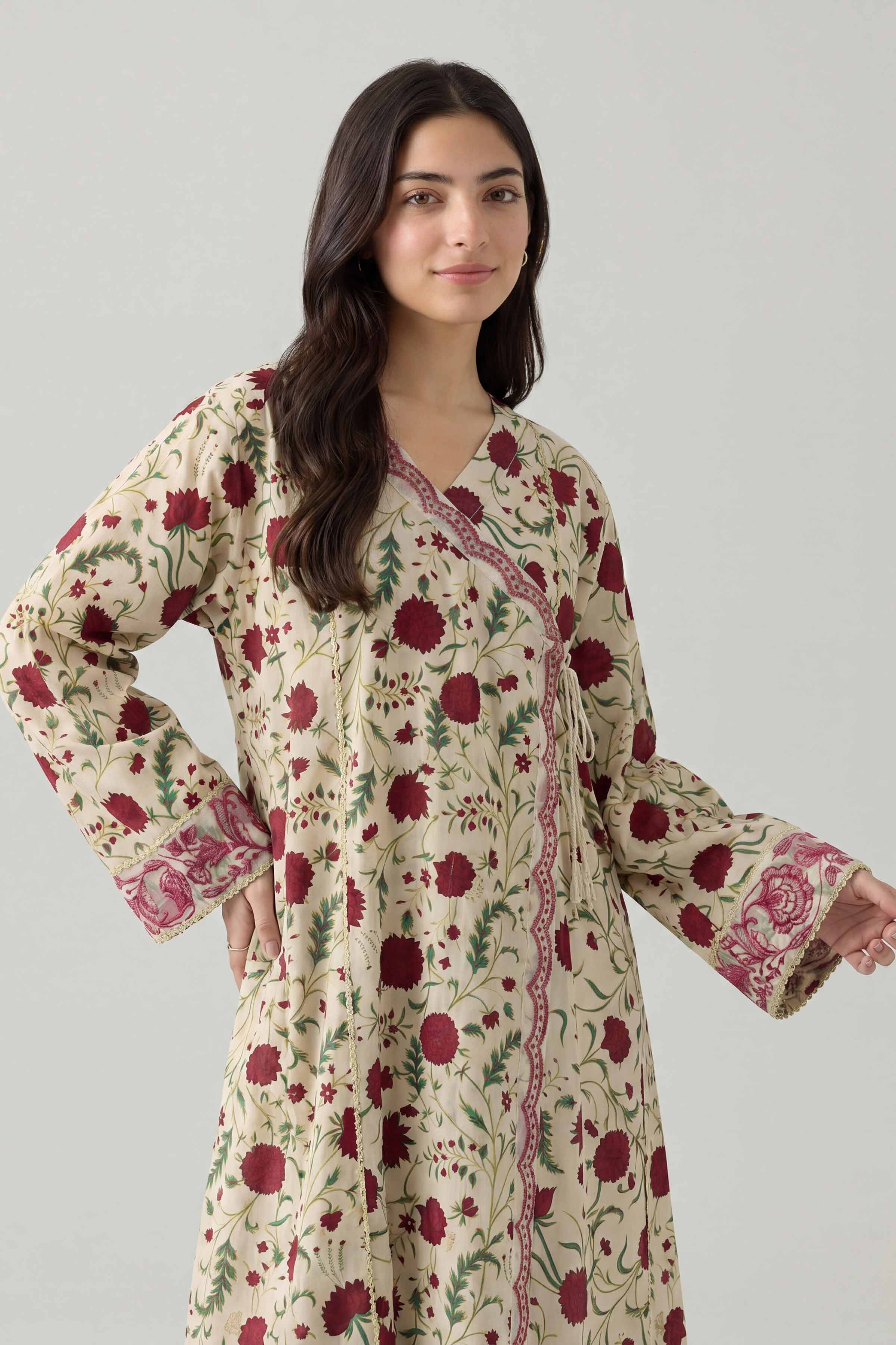 Printed Embroidered Shirt - PE26-374