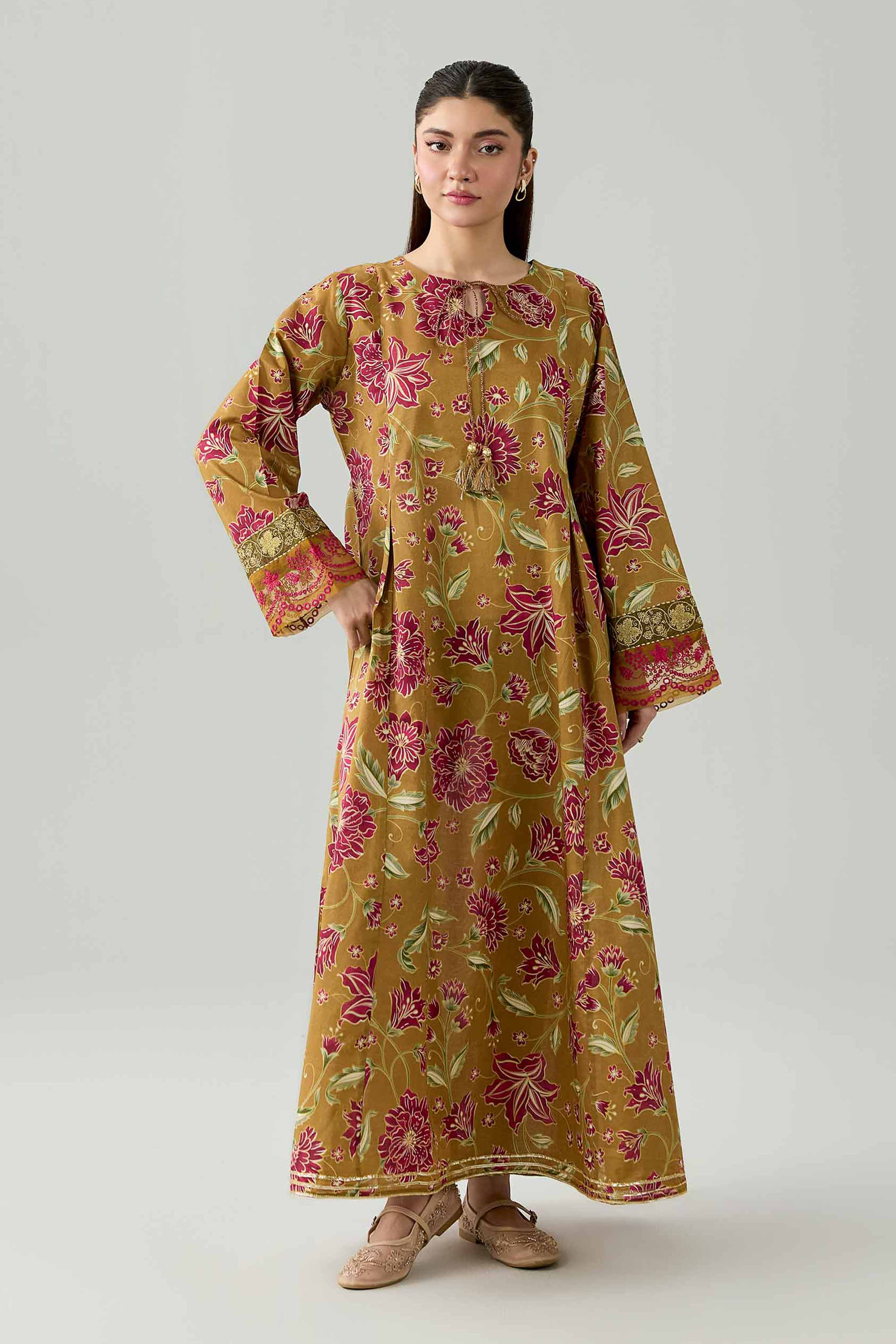 Printed Embroidered Shirt - PE26-375