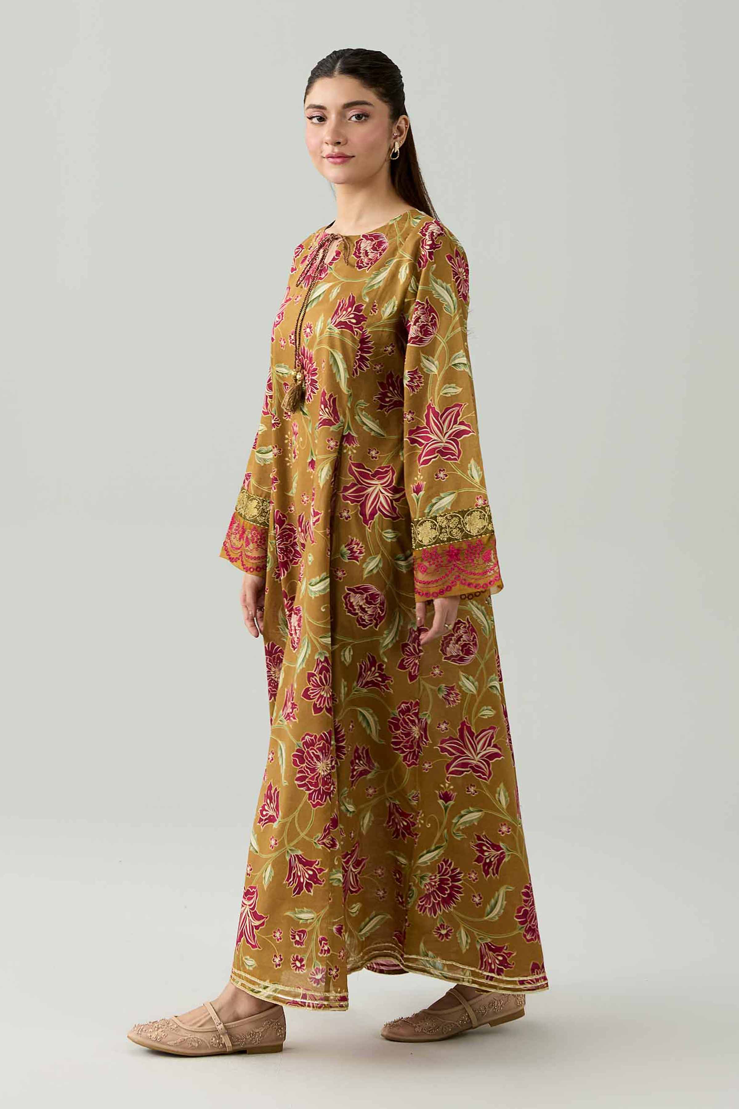 Printed Embroidered Shirt - PE26-375