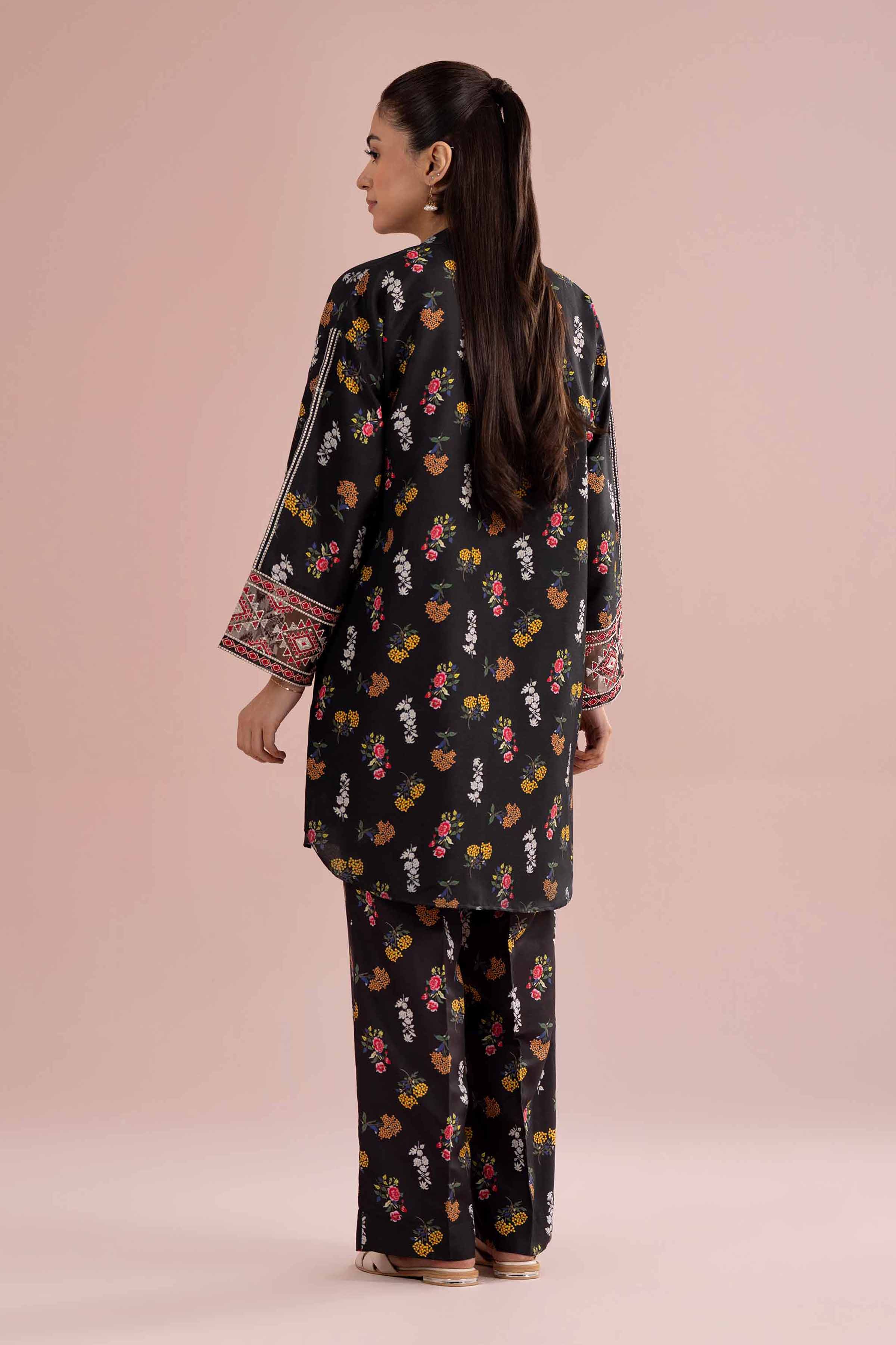 2 Piece - Printed Embroidered Suit - PE26-417 for Women - Pret Collection | Nishat | Shop Online