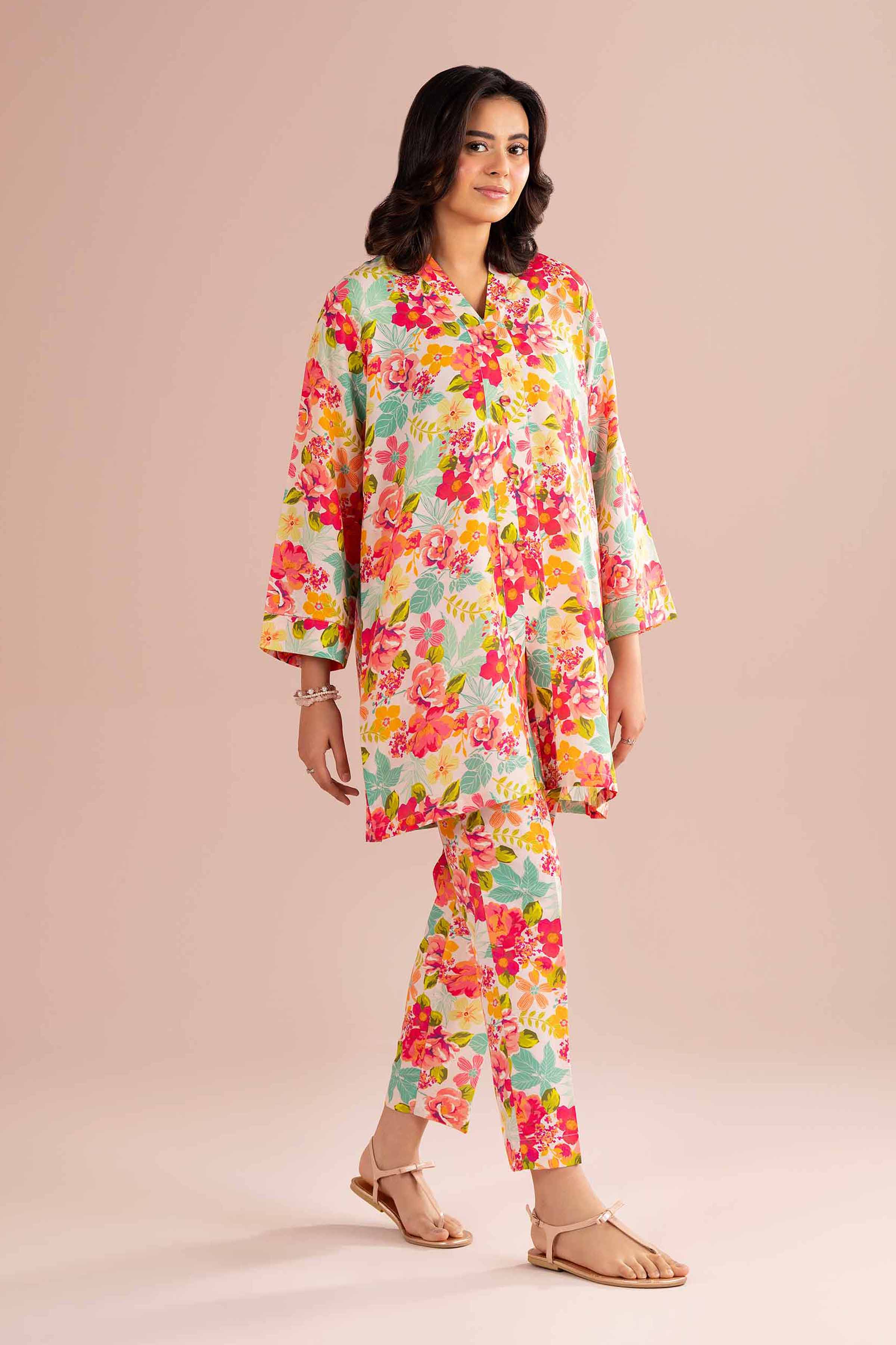 2 Piece - Printed Suit - PE26-423 for Women - Pret Collection | Nishat | Shop Online