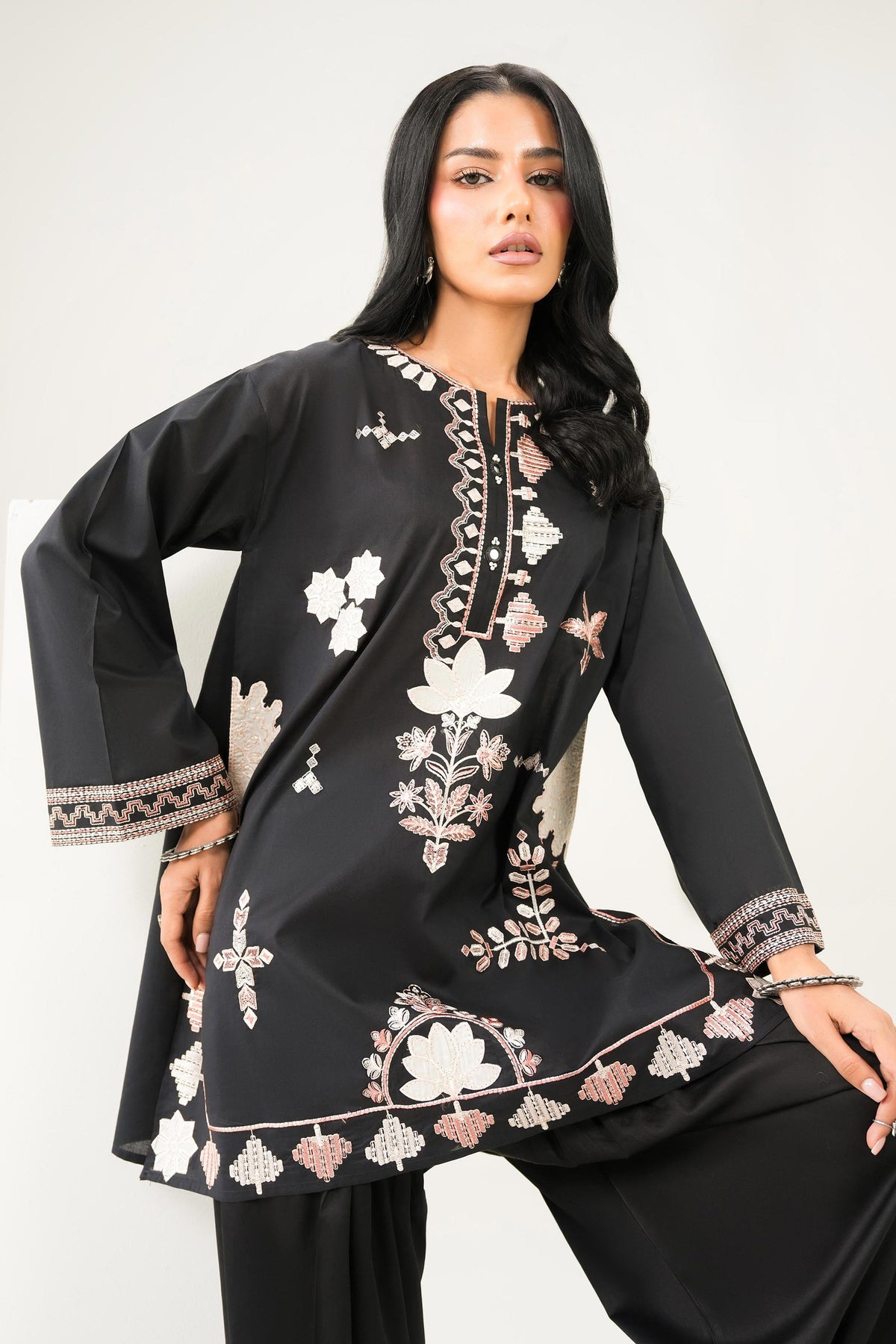 2 Piece - Embroidered Suit - PE26-450 for Women - Pret Collection | Nishat | Shop Online