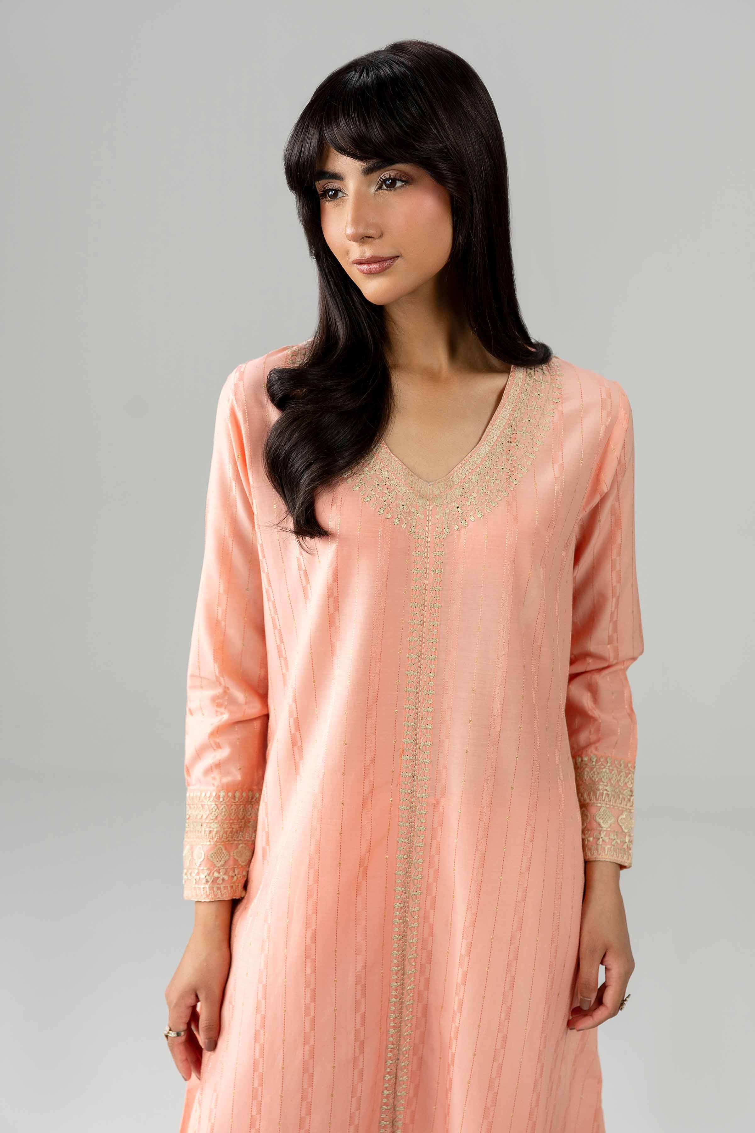 2 Piece - Embroidered Suit - PE26-462