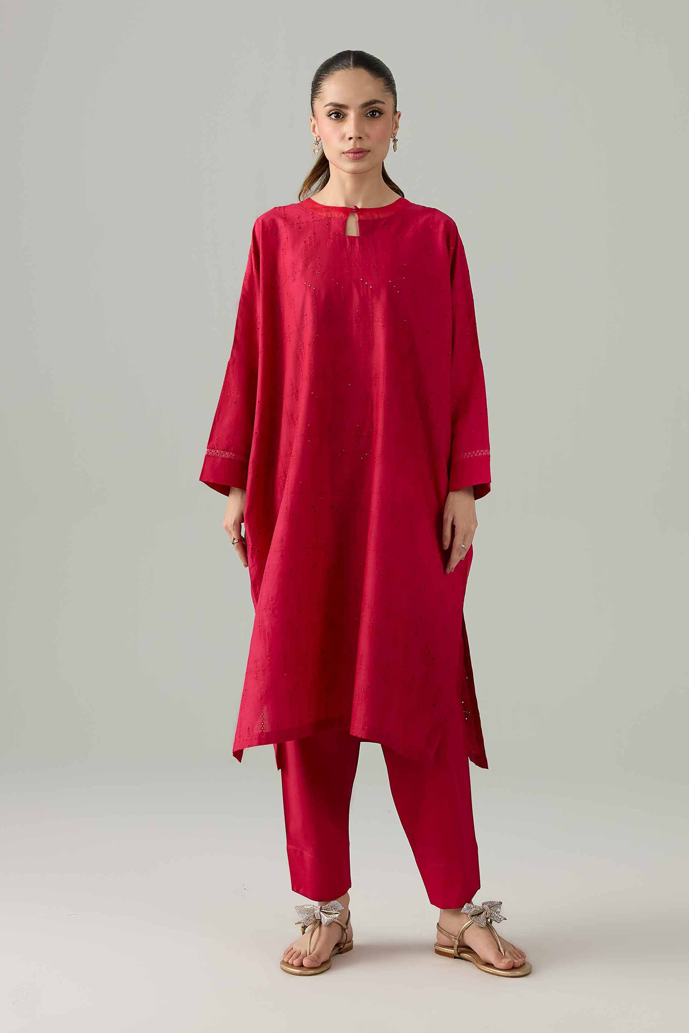 2 Piece - Embroidered Suit - PE26-471