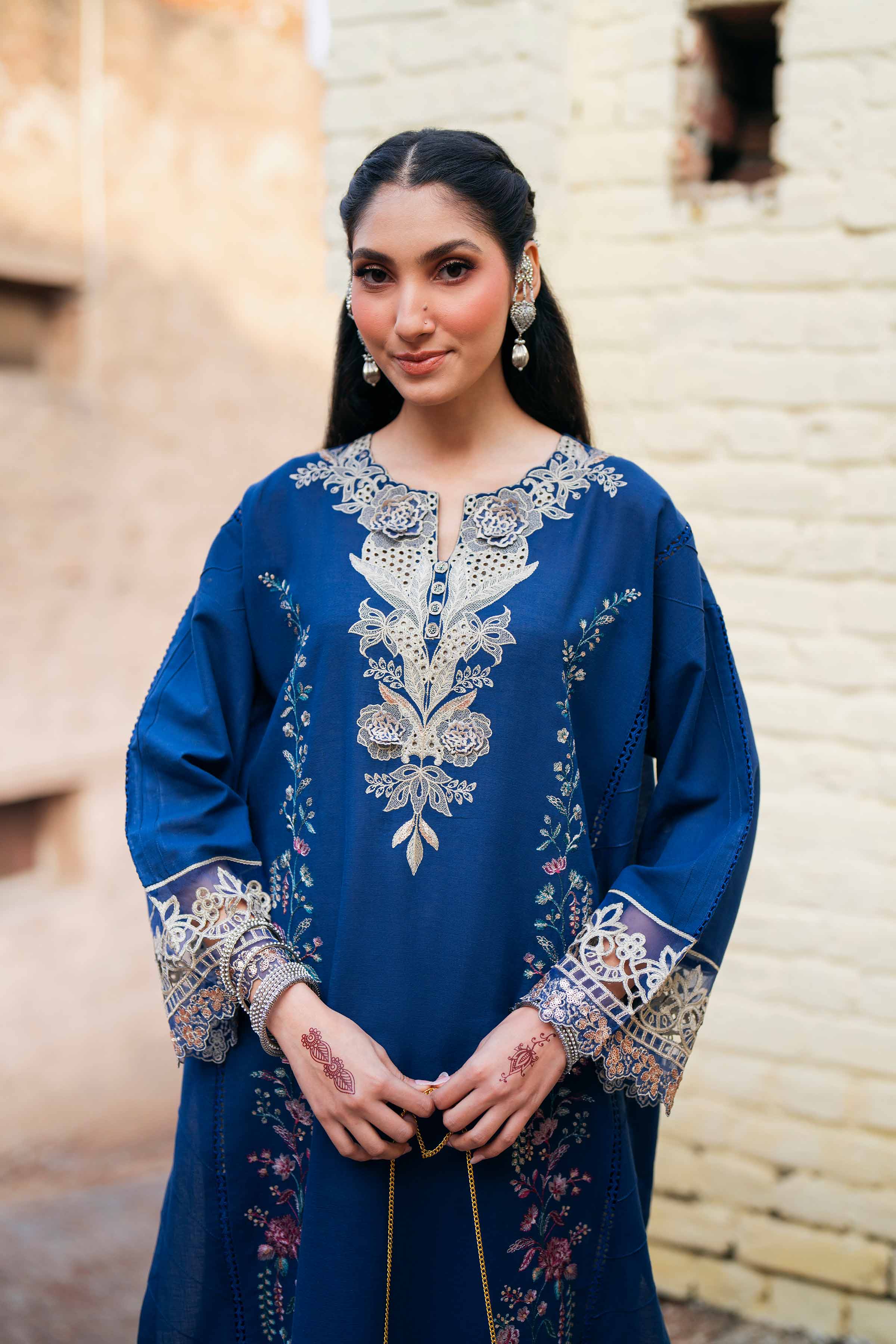 2 Piece - Embroidered Suit - PE26-47 for Women - Pret Collection | Nishat | Shop Online