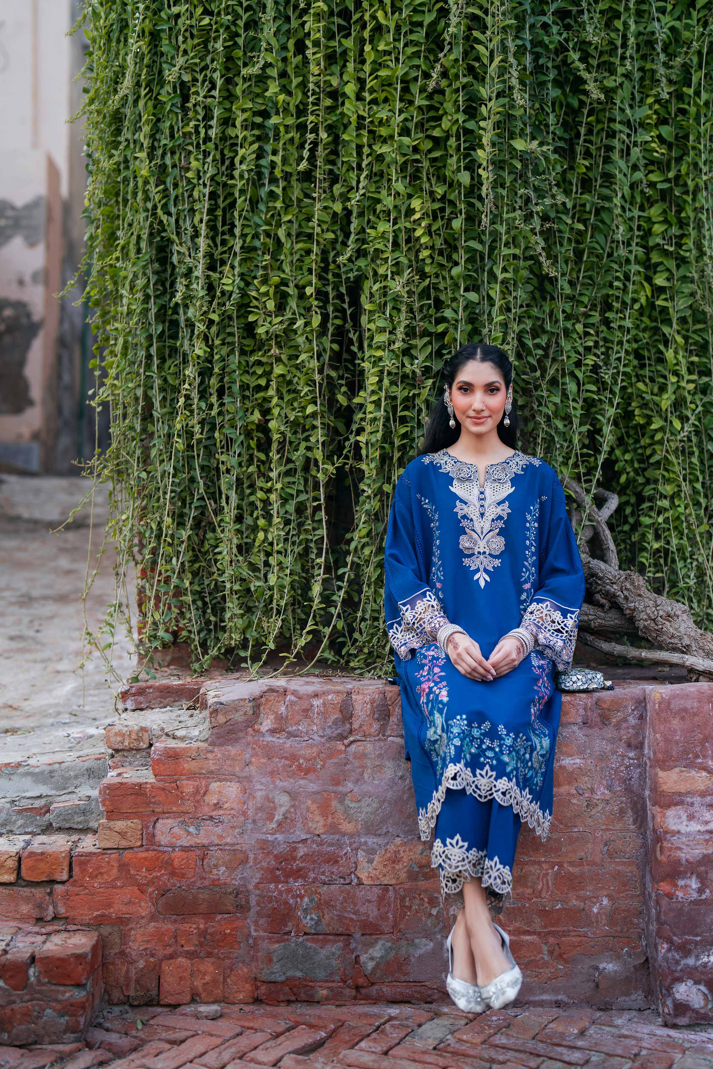 2 Piece - Embroidered Suit - PE26-47 for Women - Pret Collection | Nishat | Shop Online