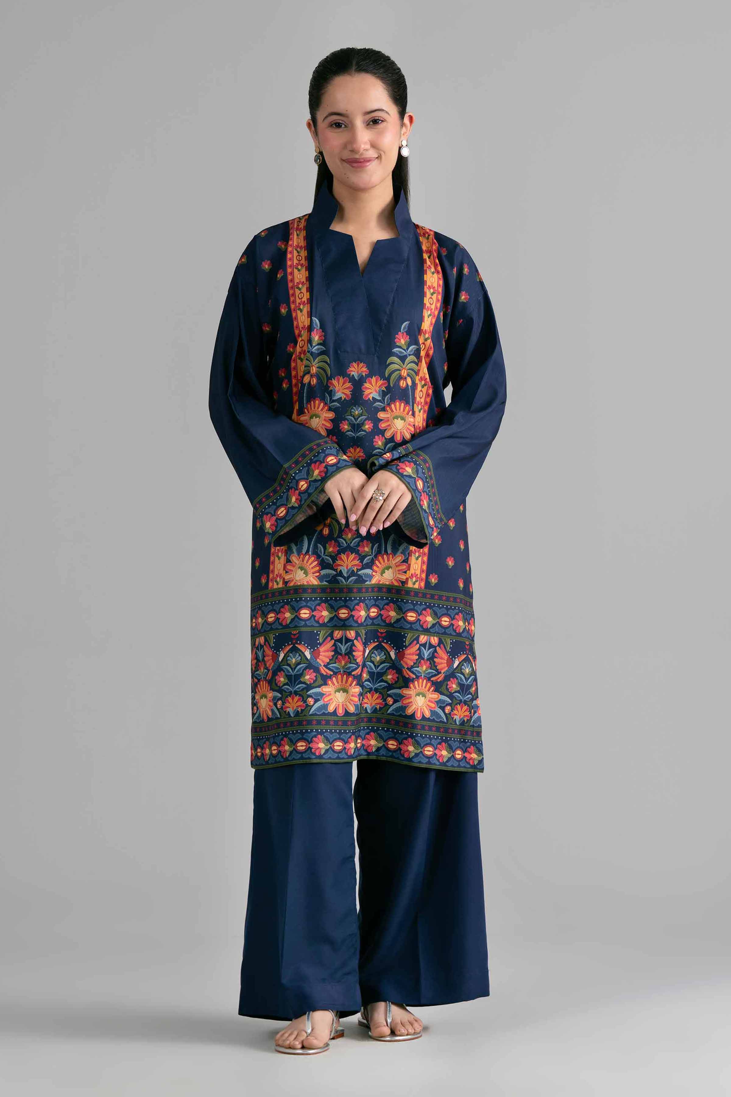 2 Piece - Printed Suit - PE26-480