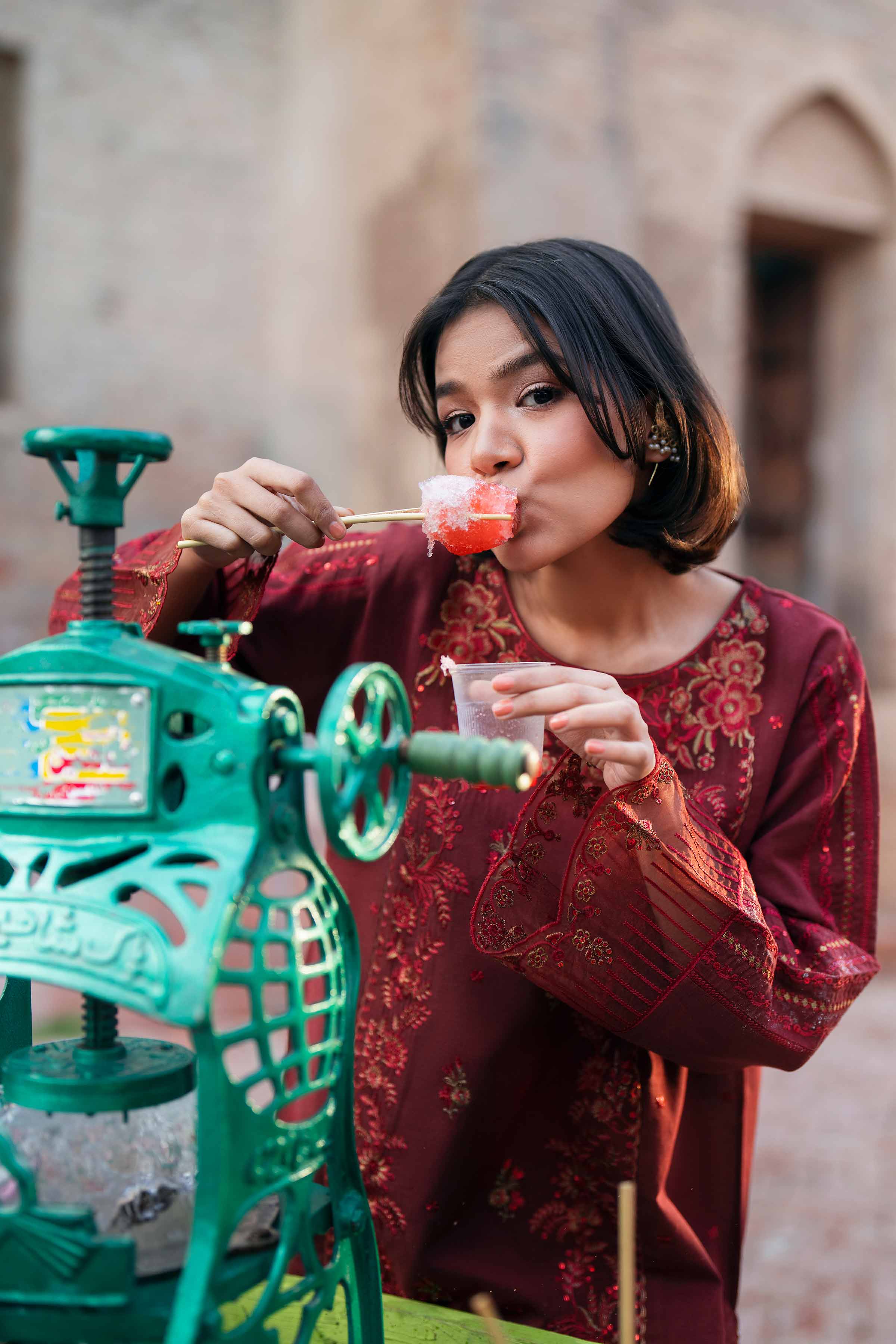 2 Piece - Embroidered Suit - PE26-50