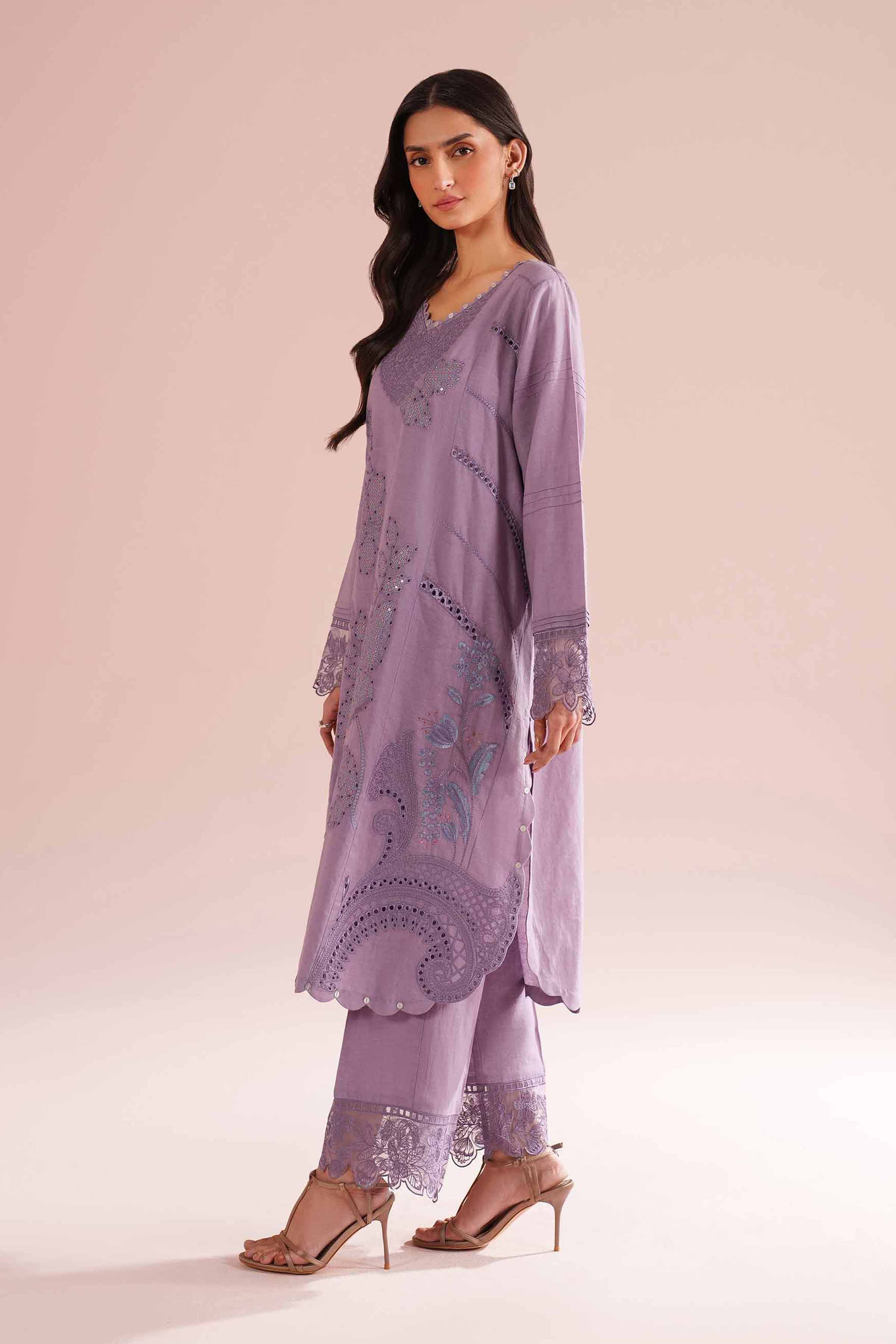 2 Piece - Embroidered Suit - PE26-54 for Women - Pret Collection | Nishat | Shop Online