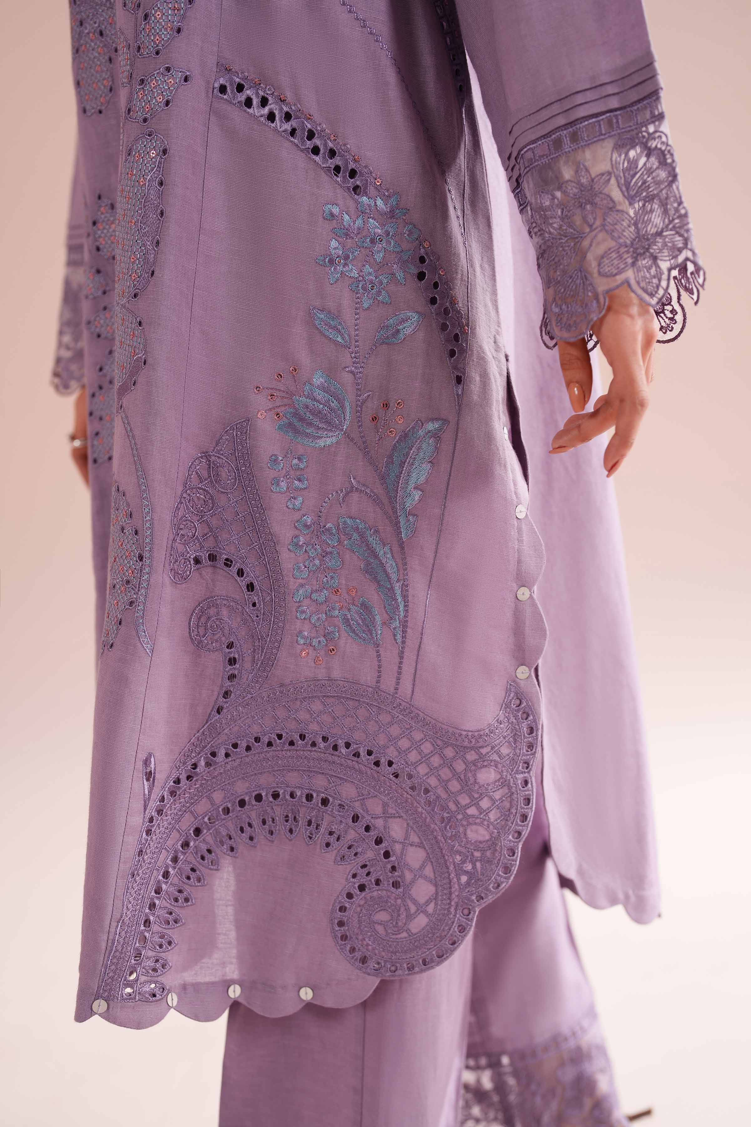 2 Piece - Embroidered Suit - PE26-54 for Women - Pret Collection | Nishat | Shop Online