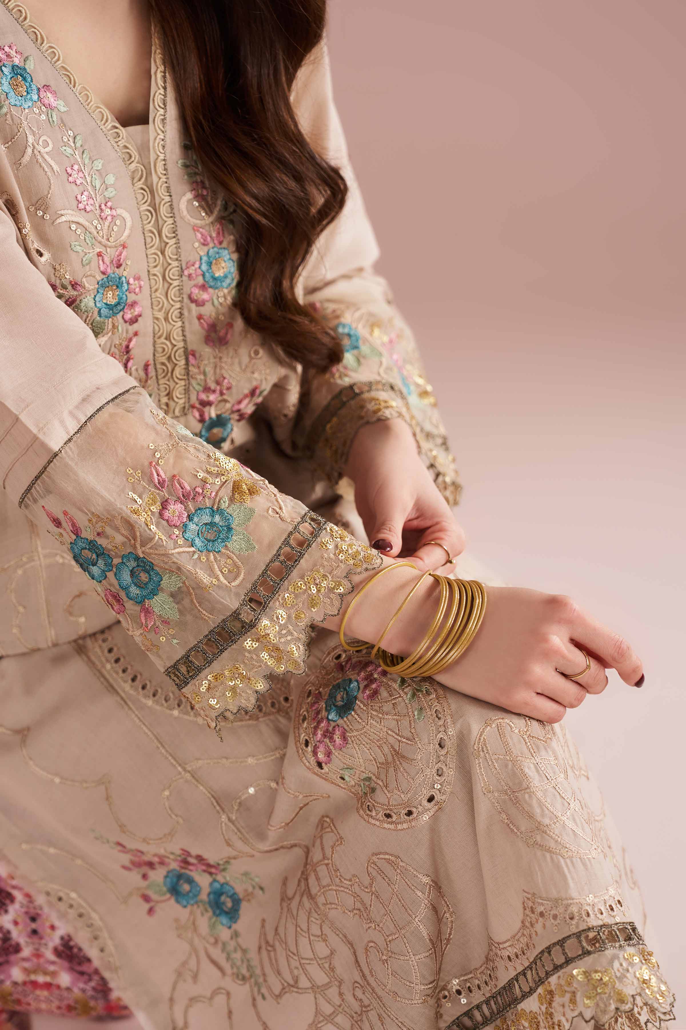 2 Piece - Embroidered Suit - PE26-55 for Women - Pret Collection | Nishat | Shop Online