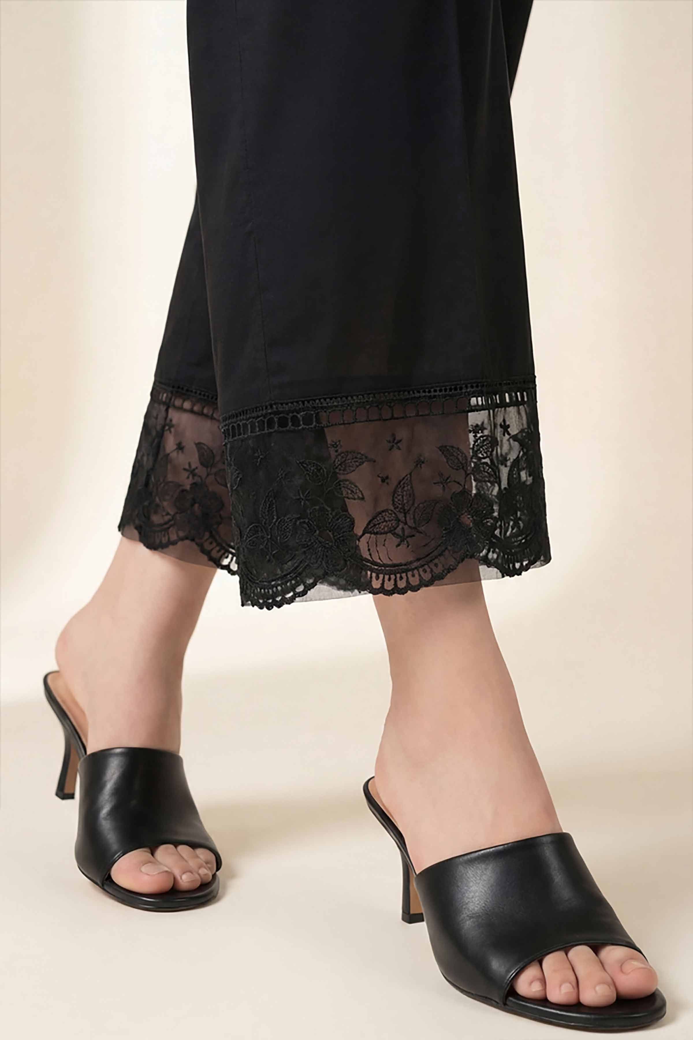 Embroidered Trousers - PE26-639 for Women - Pret Collection | Nishat | Shop Online