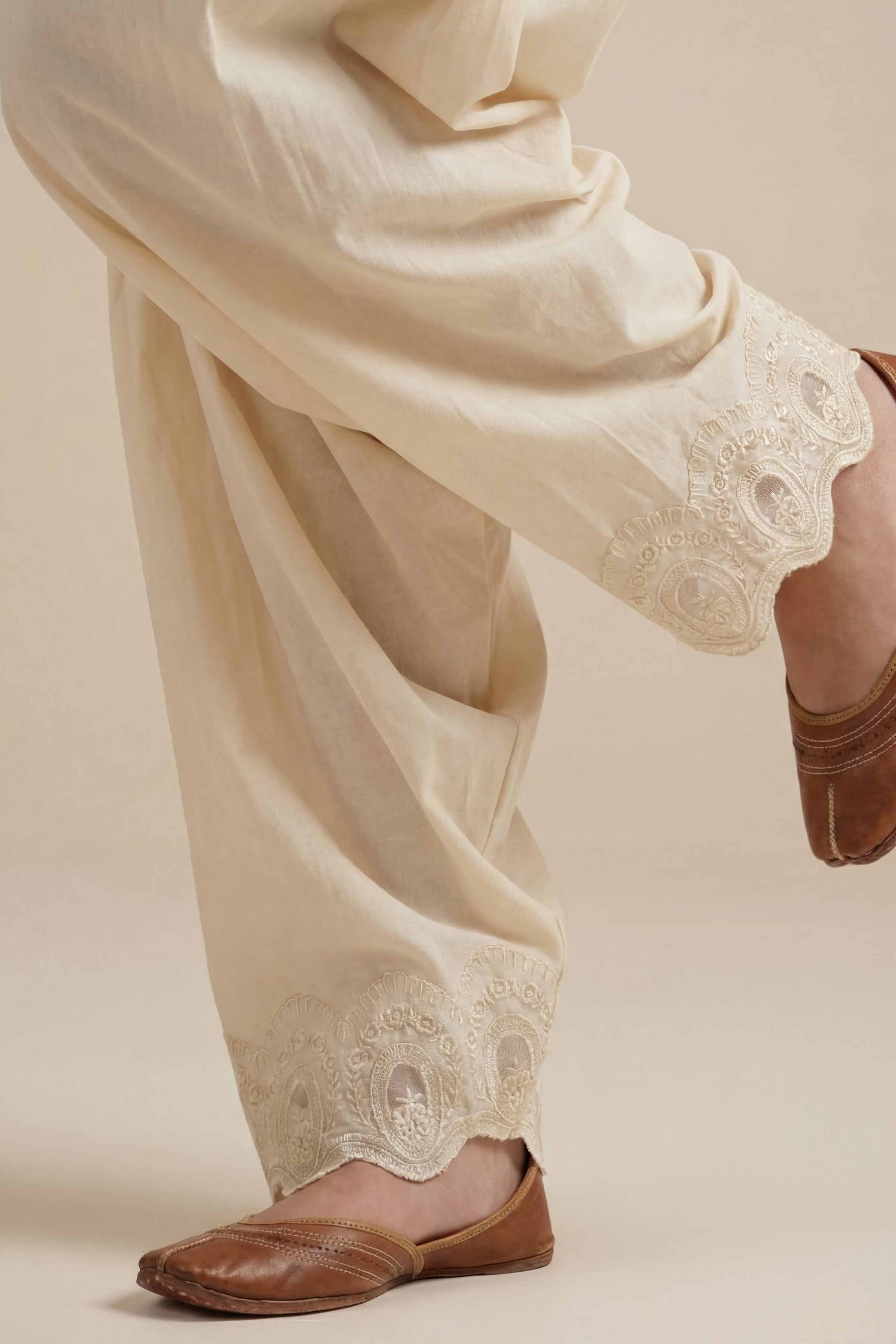 Embroidered Shalwar - PE26-641 for Women - Pret Collection | Nishat | Shop Online