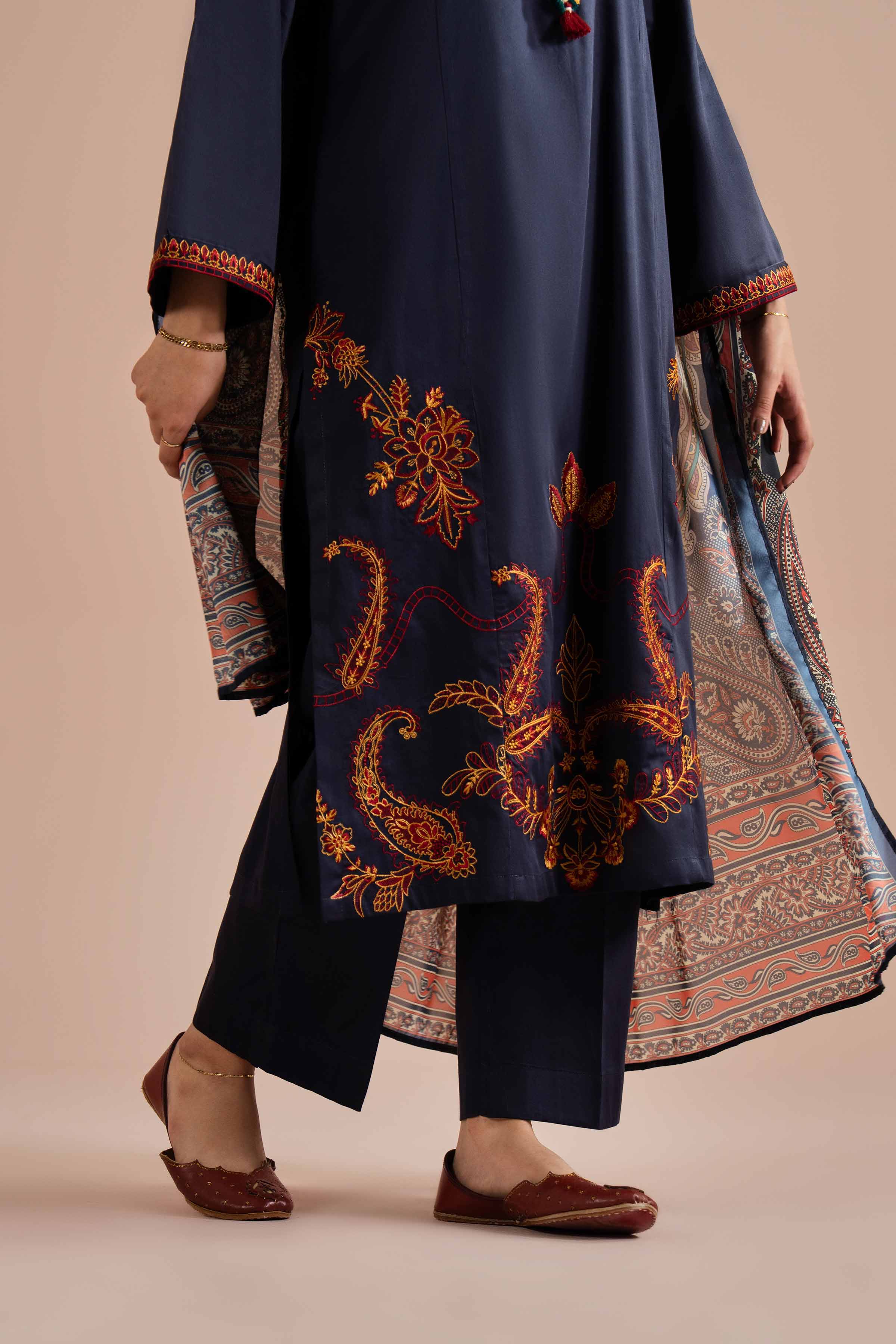3 Piece - Embroidered Suit - PE26-65 for Women - Pret Collection | Nishat | Shop Online