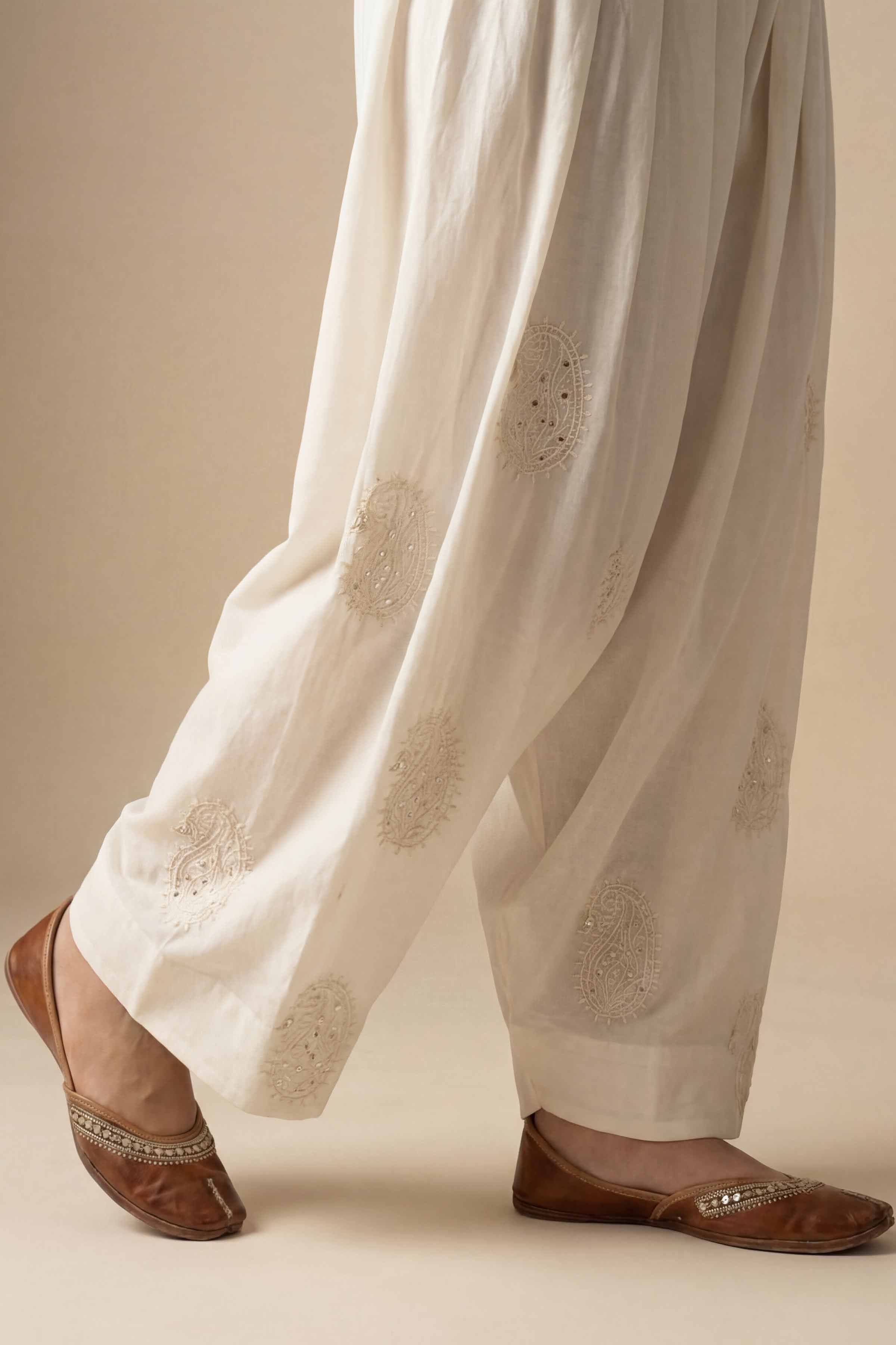 Embroidered Shalwar - PE26-658 for Women - Pret Collection | Nishat | Shop Online