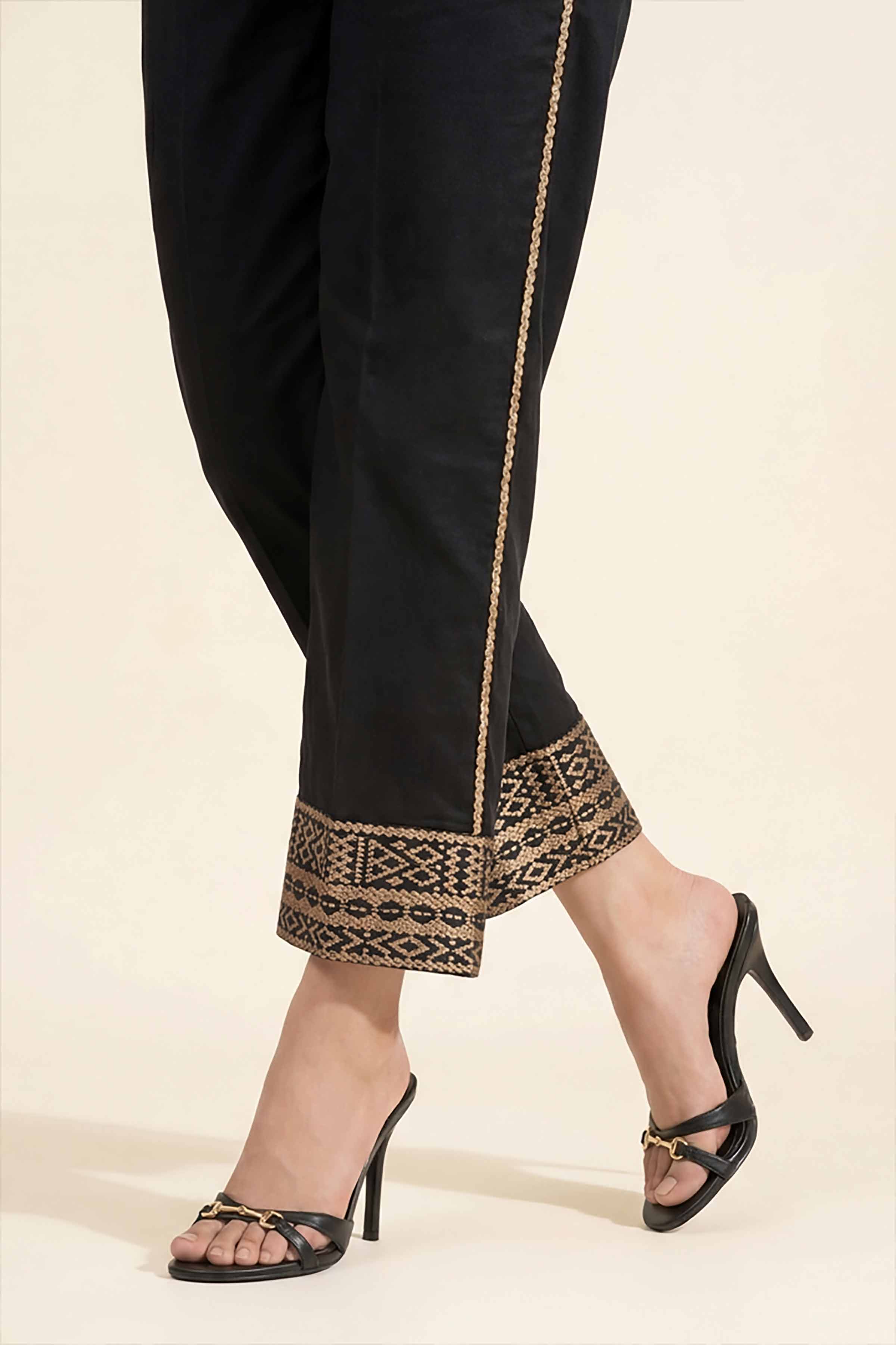 Embroidered Trousers - PE26-660 for Women - Pret Collection | Nishat | Shop Online