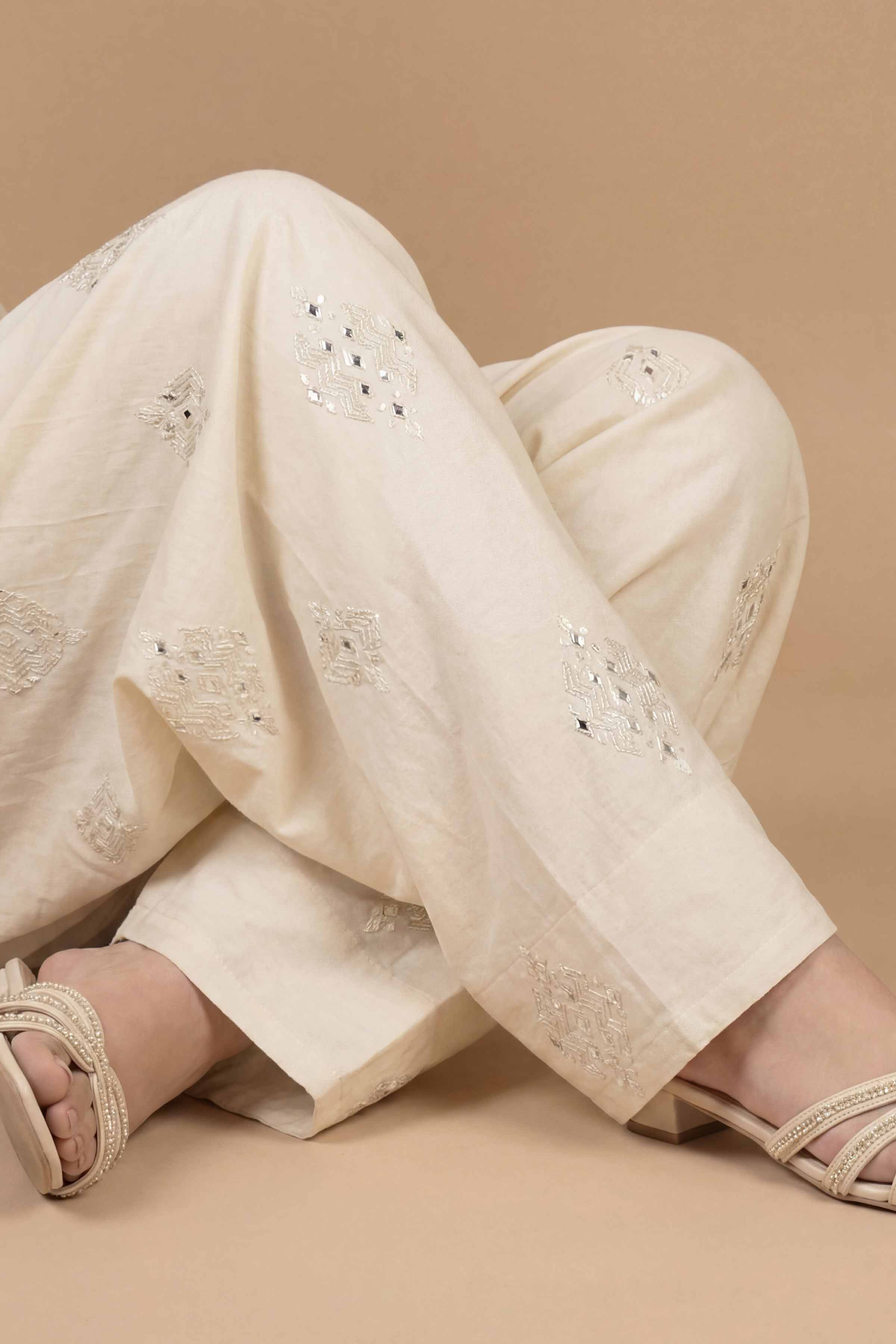 Embroidered Shalwar - PE26-662 for Women - Pret Collection | Nishat | Shop Online