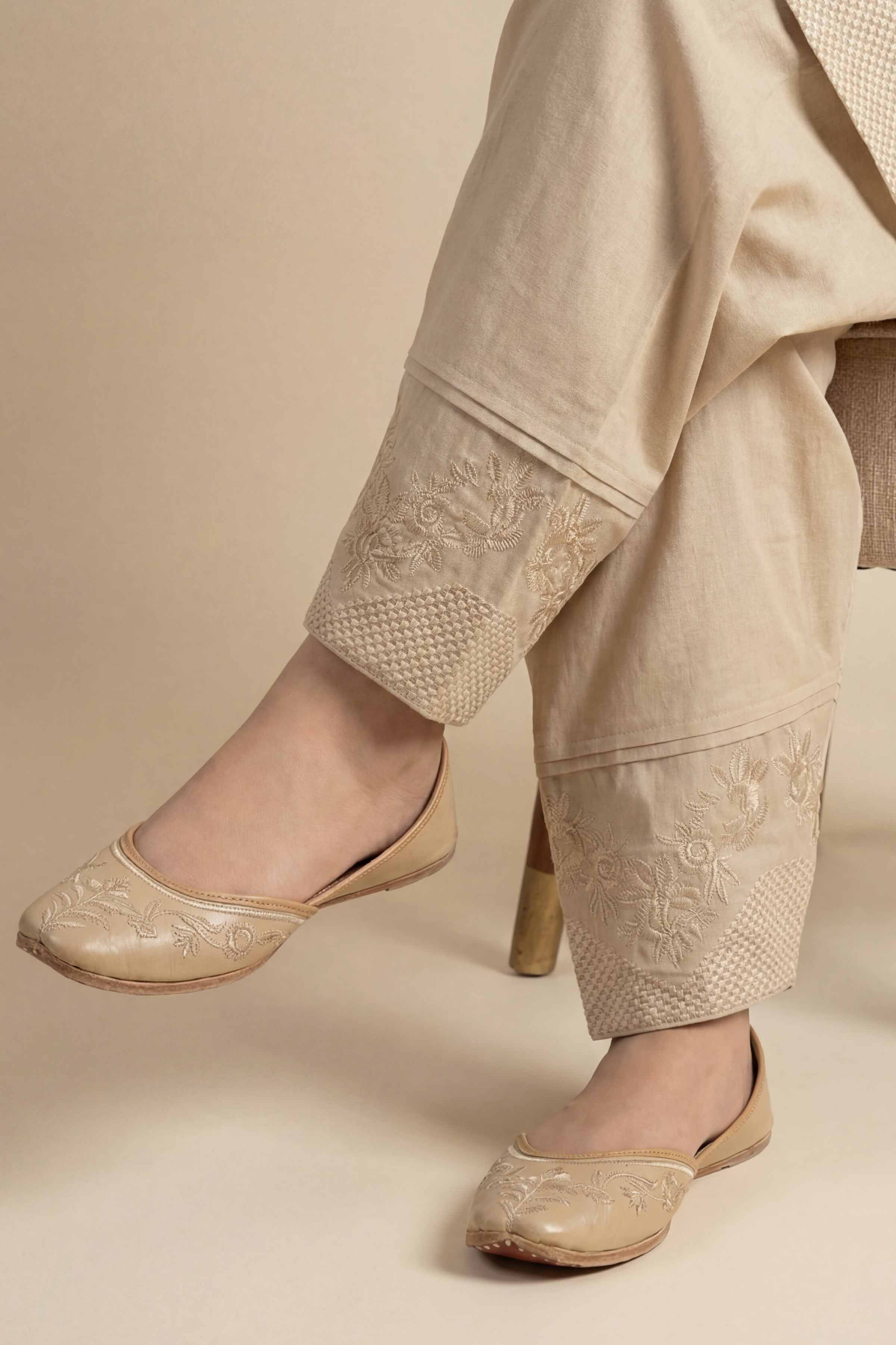 Embroidered Shalwar - PE26-665 for Women - Pret Collection | Nishat | Shop Online