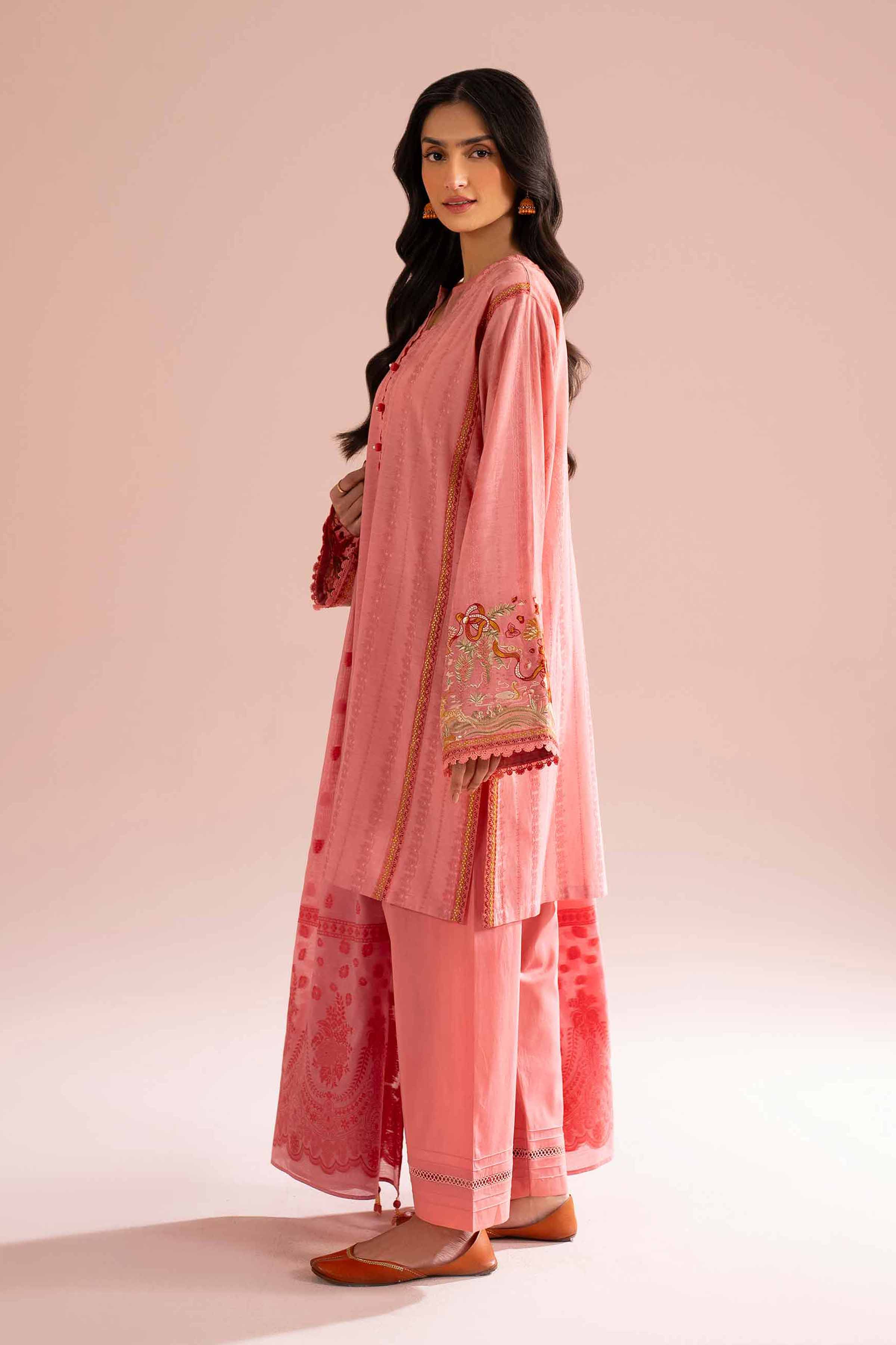 3 Piece - Embroidered Suit - PE26-73