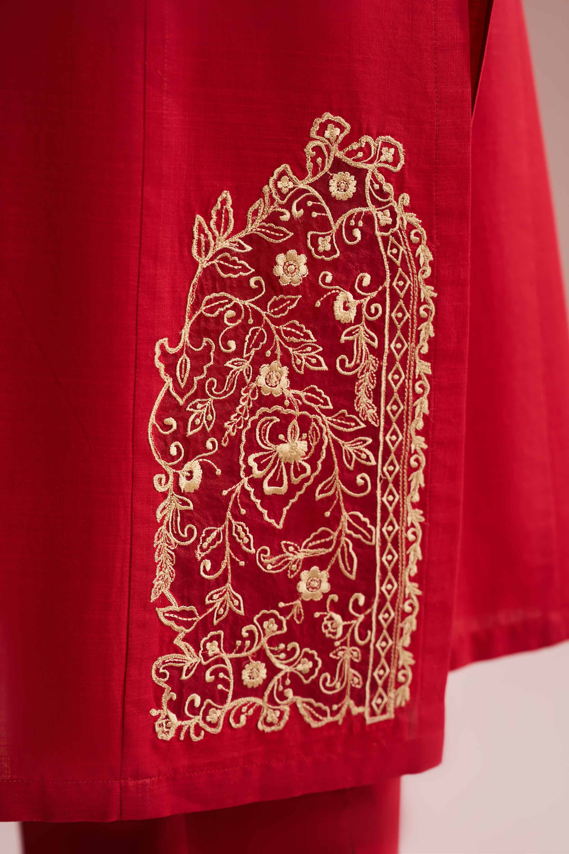 3 Piece - Embroidered Suit - PE26-80 for Women - Pret Collection | Nishat | Shop Online