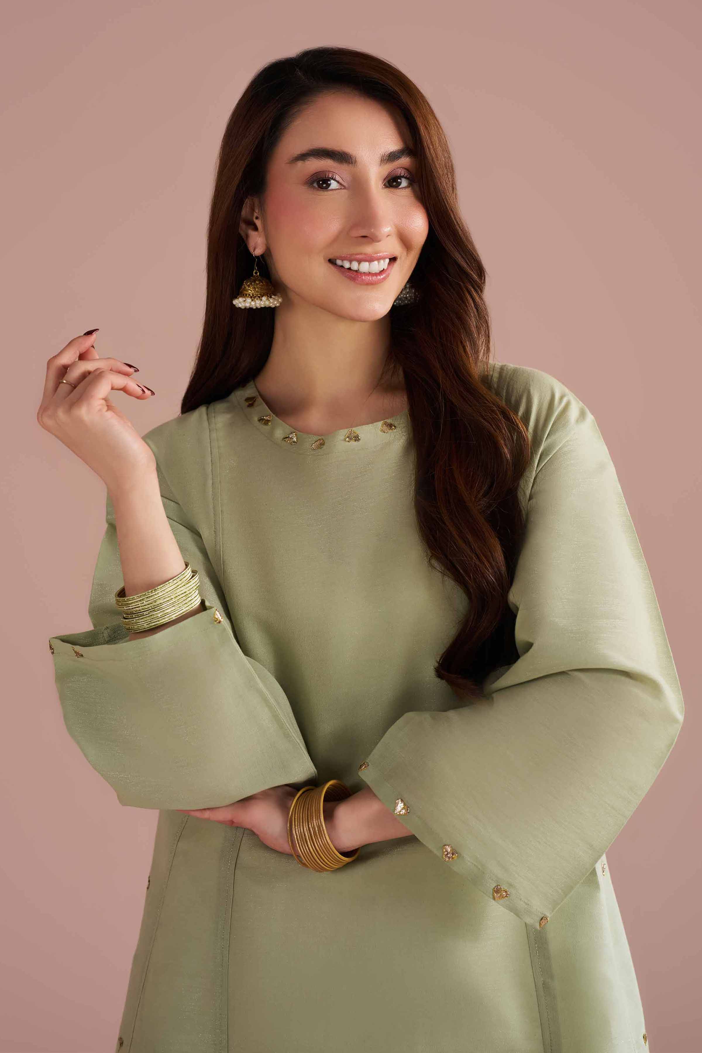 Basic Shirt - PE26-84 for Women - Pret Collection | Nishat | Shop Online