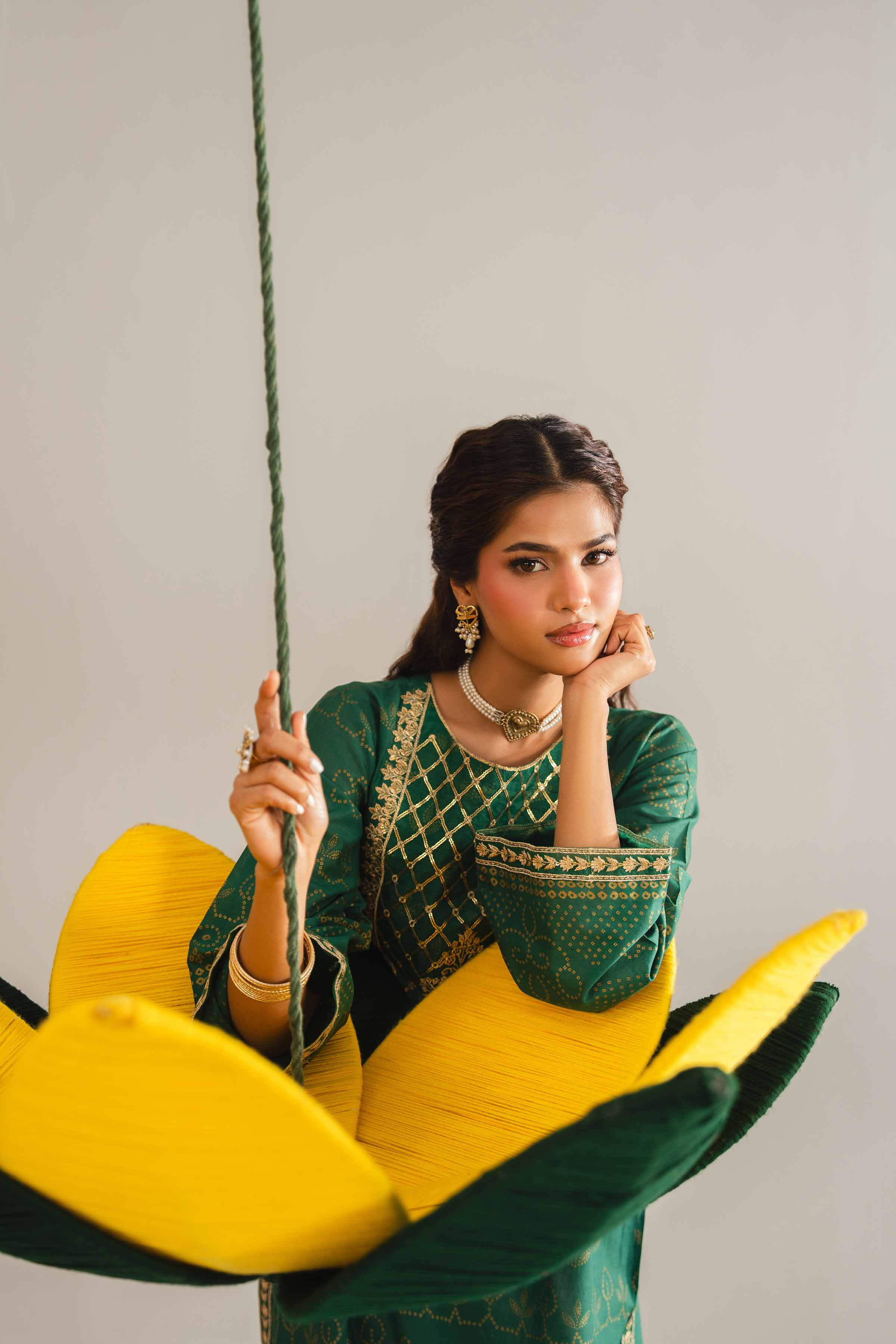 Printed Embroidered Shirt - PE26-87