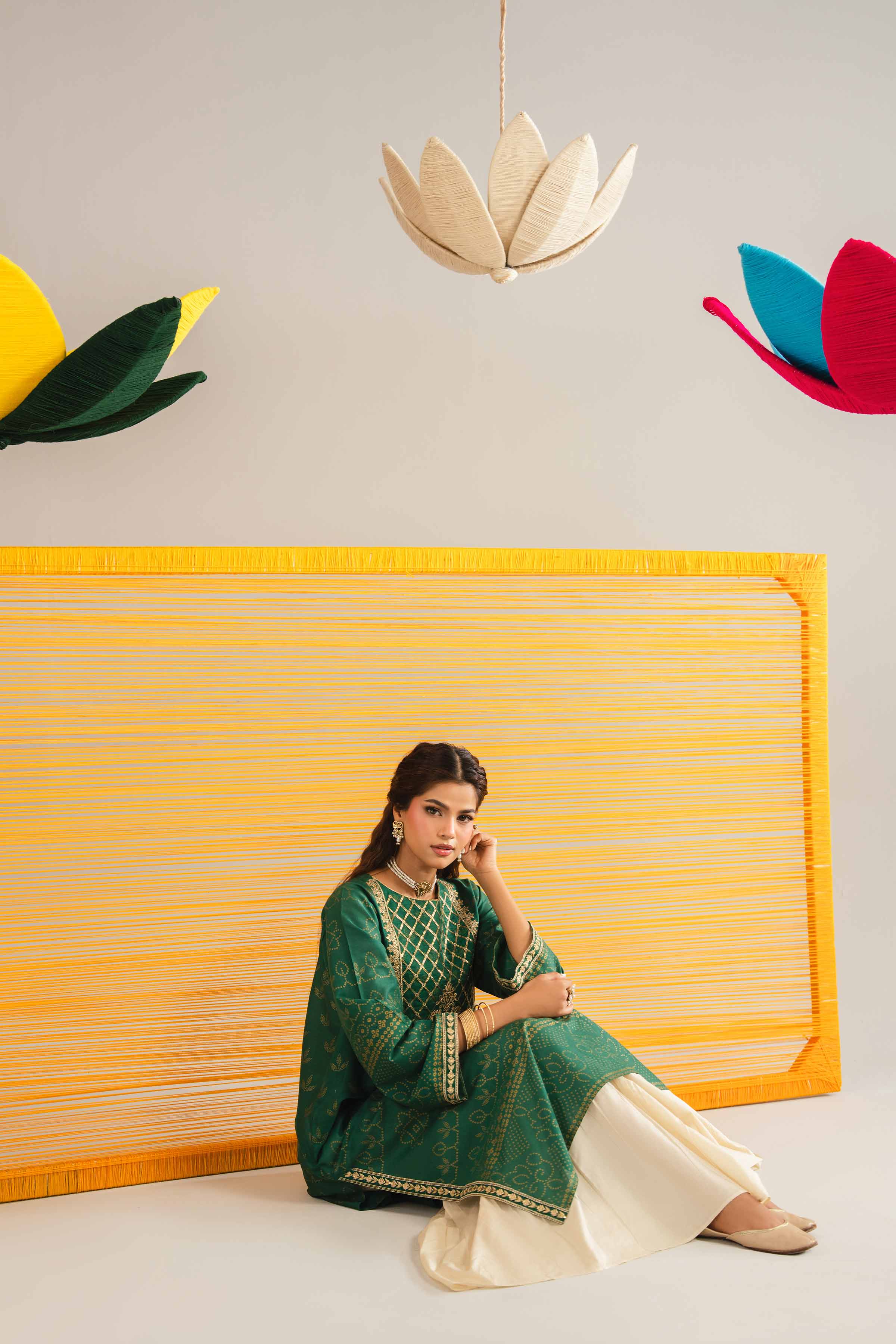 Printed Embroidered Shirt - PE26-87