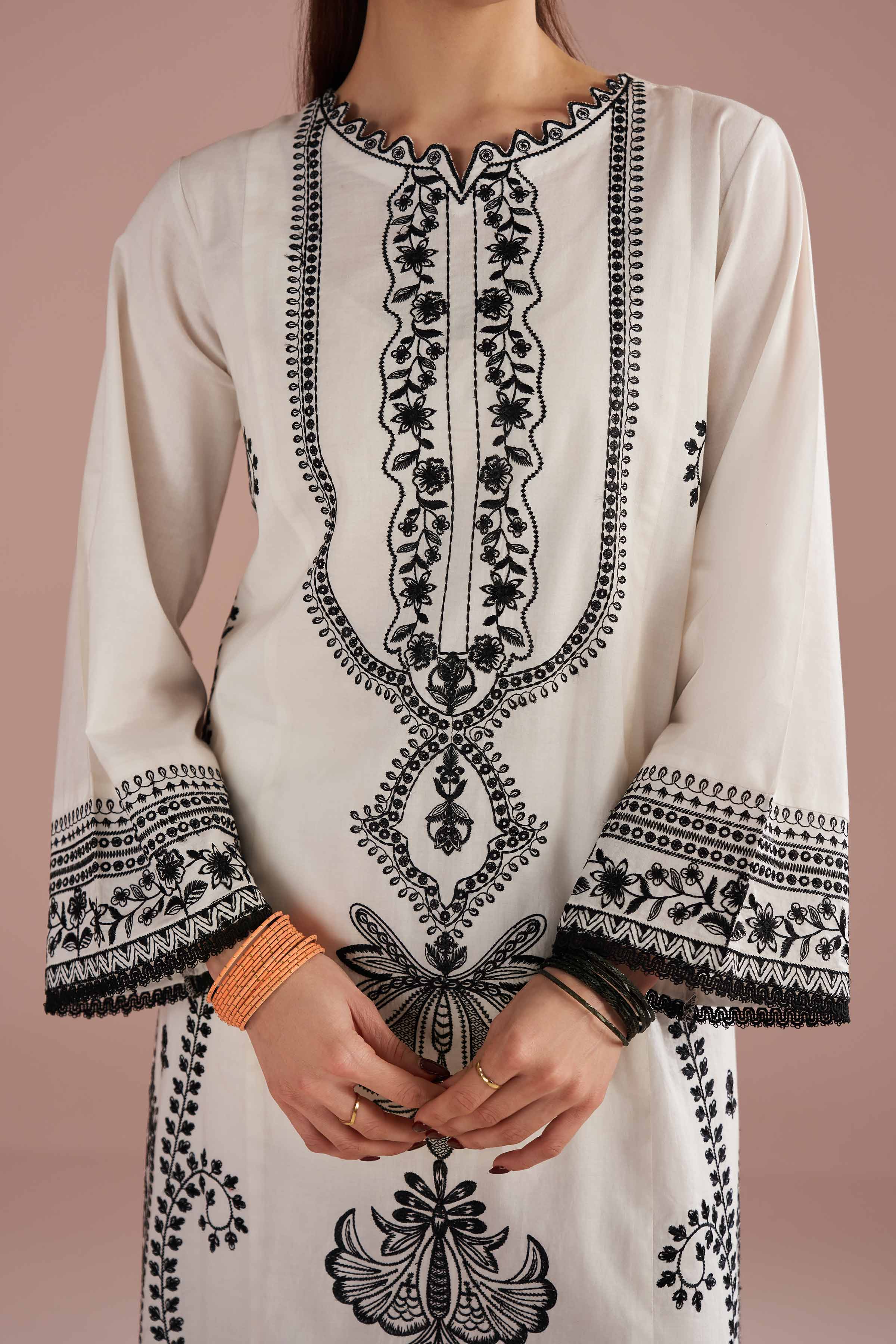 Embroidered Shirt - PE26-94 for Women - Pret Collection | Nishat | Shop Online