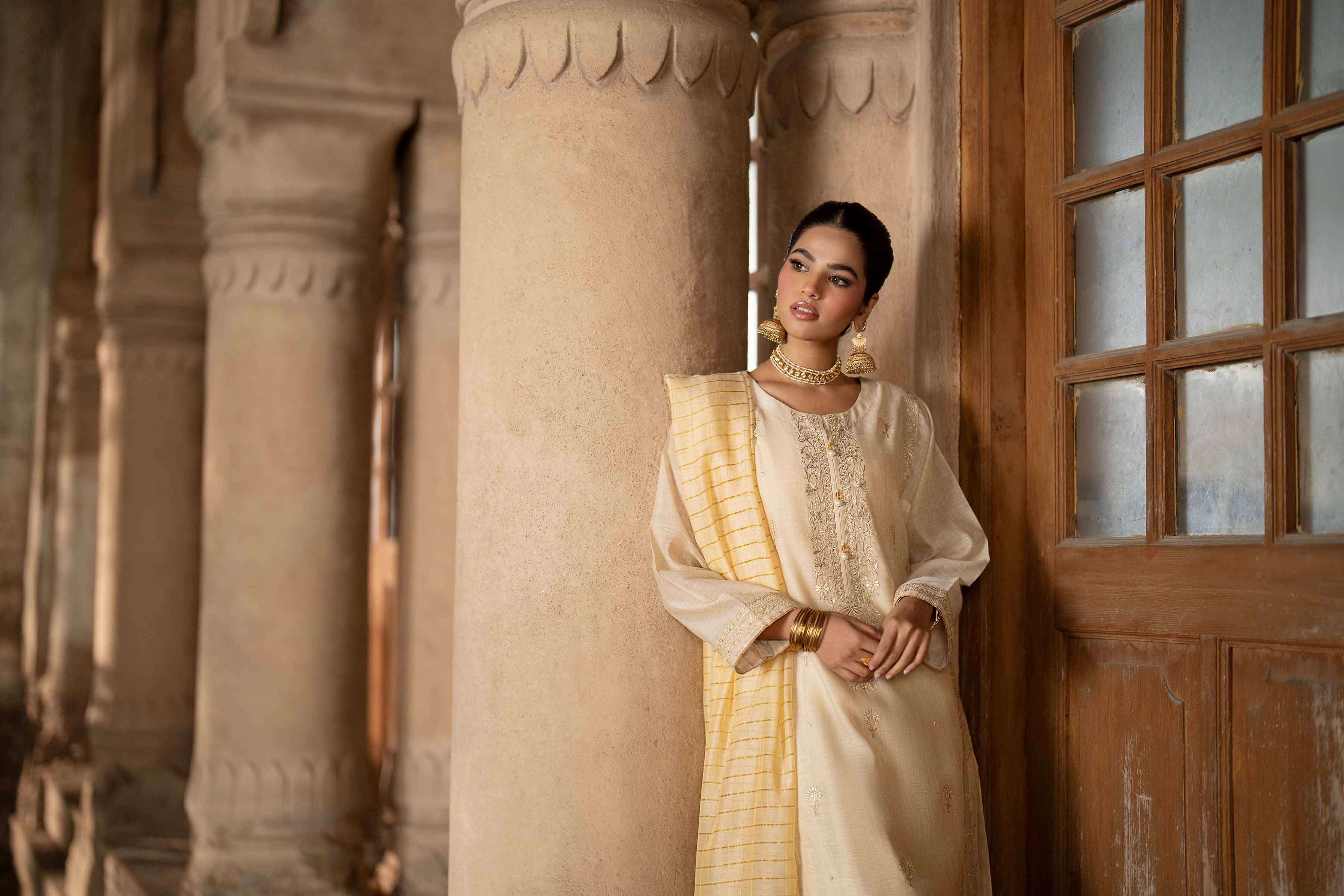 3 Piece - Embroidered Suit - PFE25-08 for Women - Pret Collection | Nishat | Shop Online