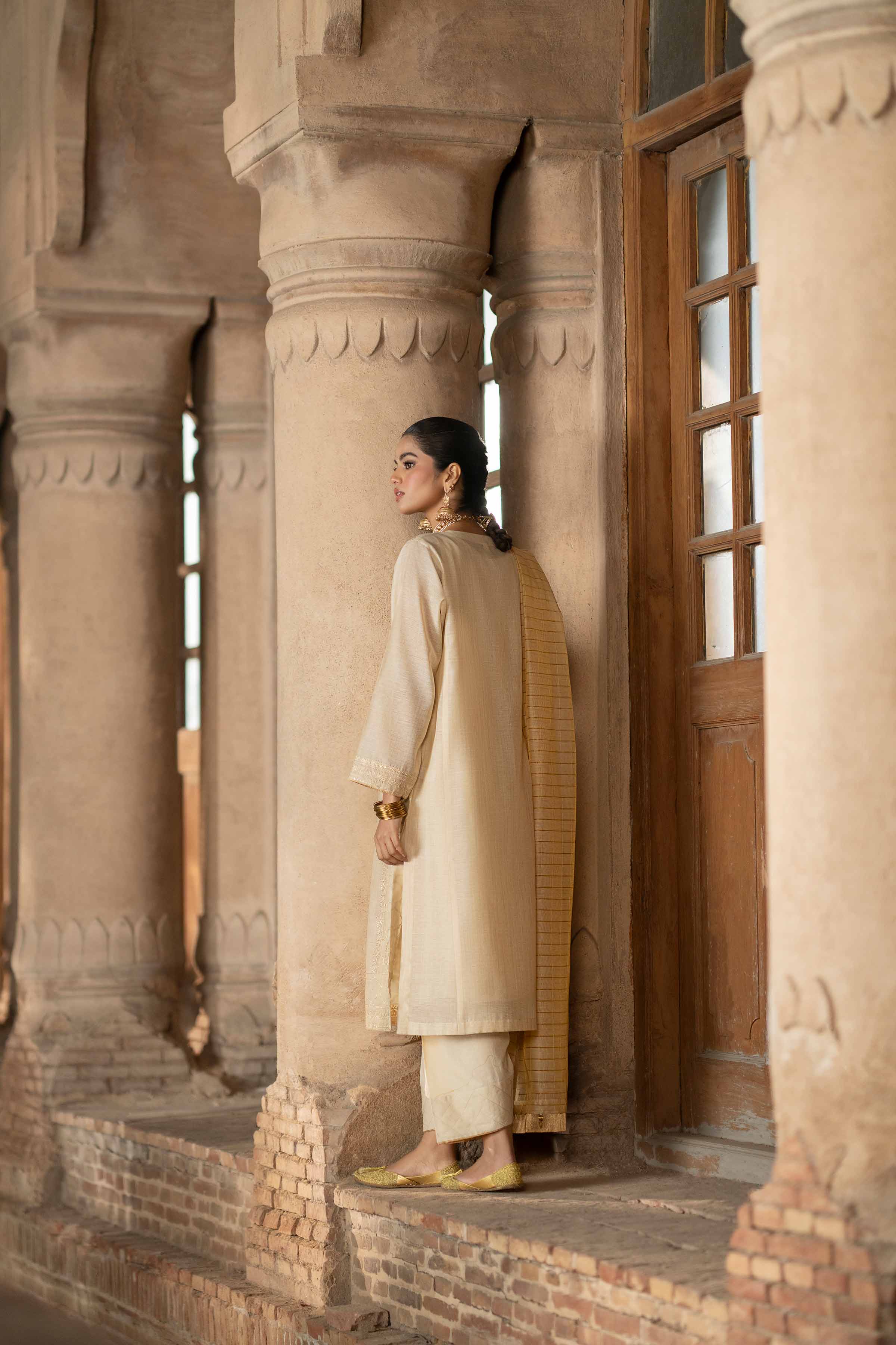 3 Piece - Embroidered Suit - PFE25-08 for Women - Pret Collection | Nishat | Shop Online