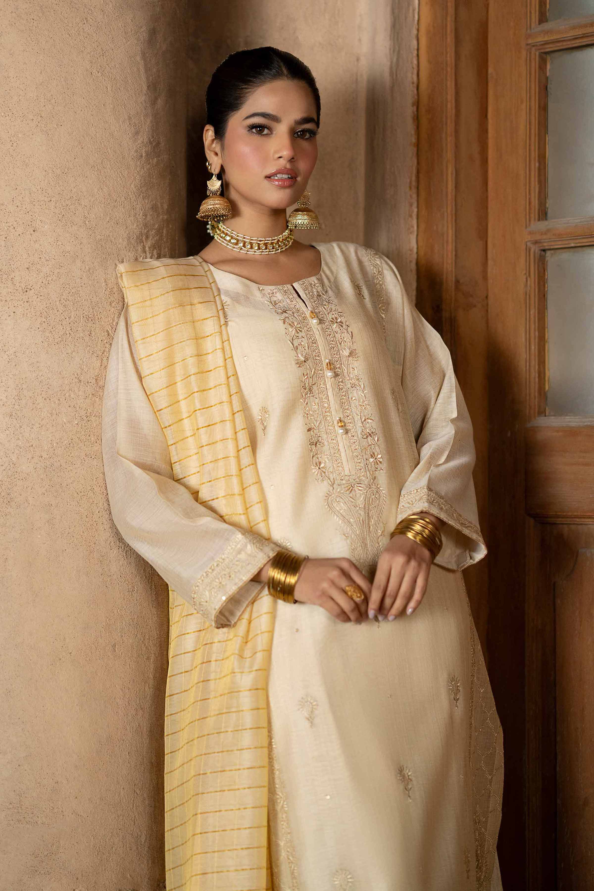 3 Piece - Embroidered Suit - PFE25-08 for Women - Pret Collection | Nishat | Shop Online