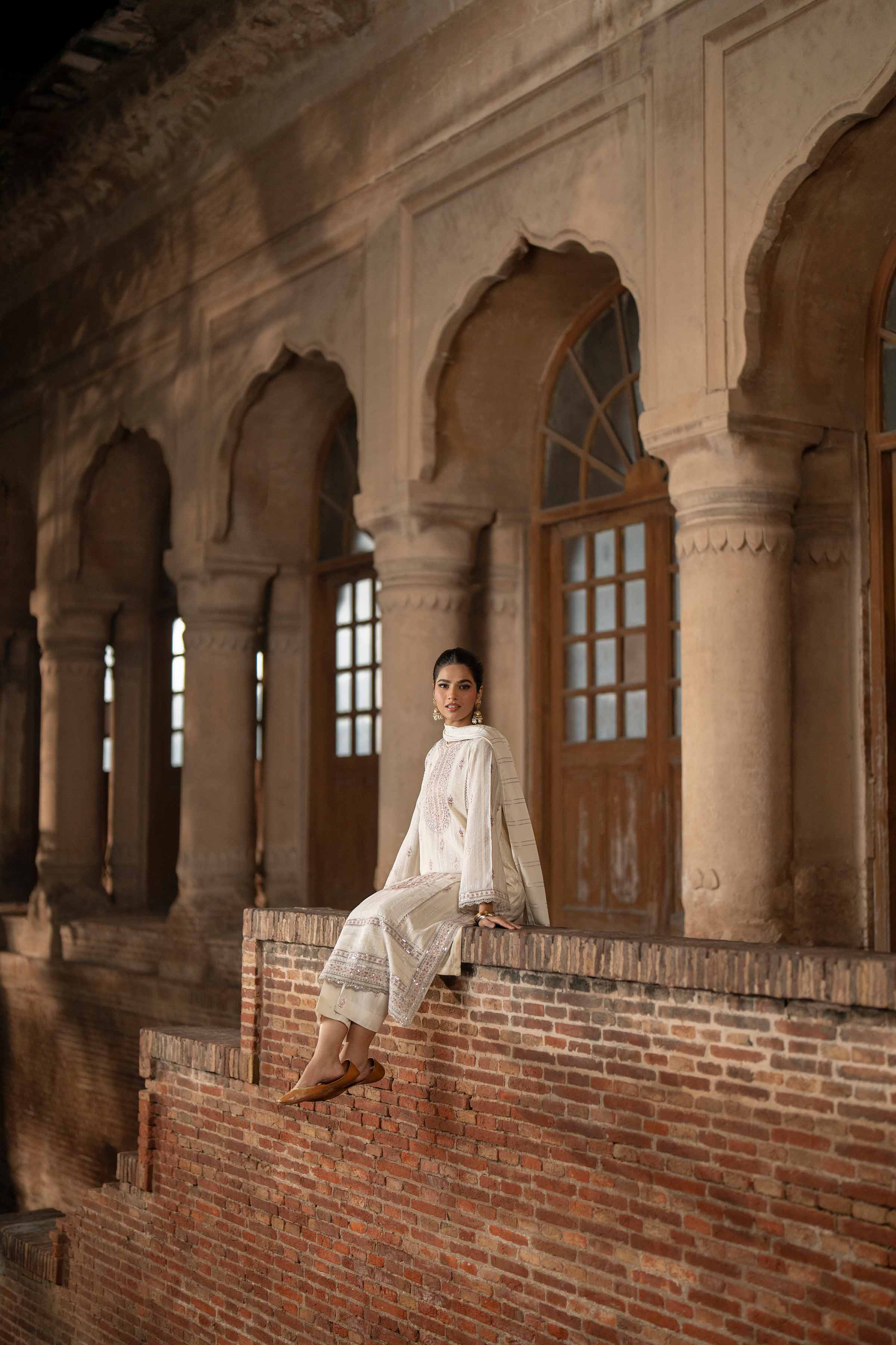 3 Piece - Embroidered Suit - PFE25-16