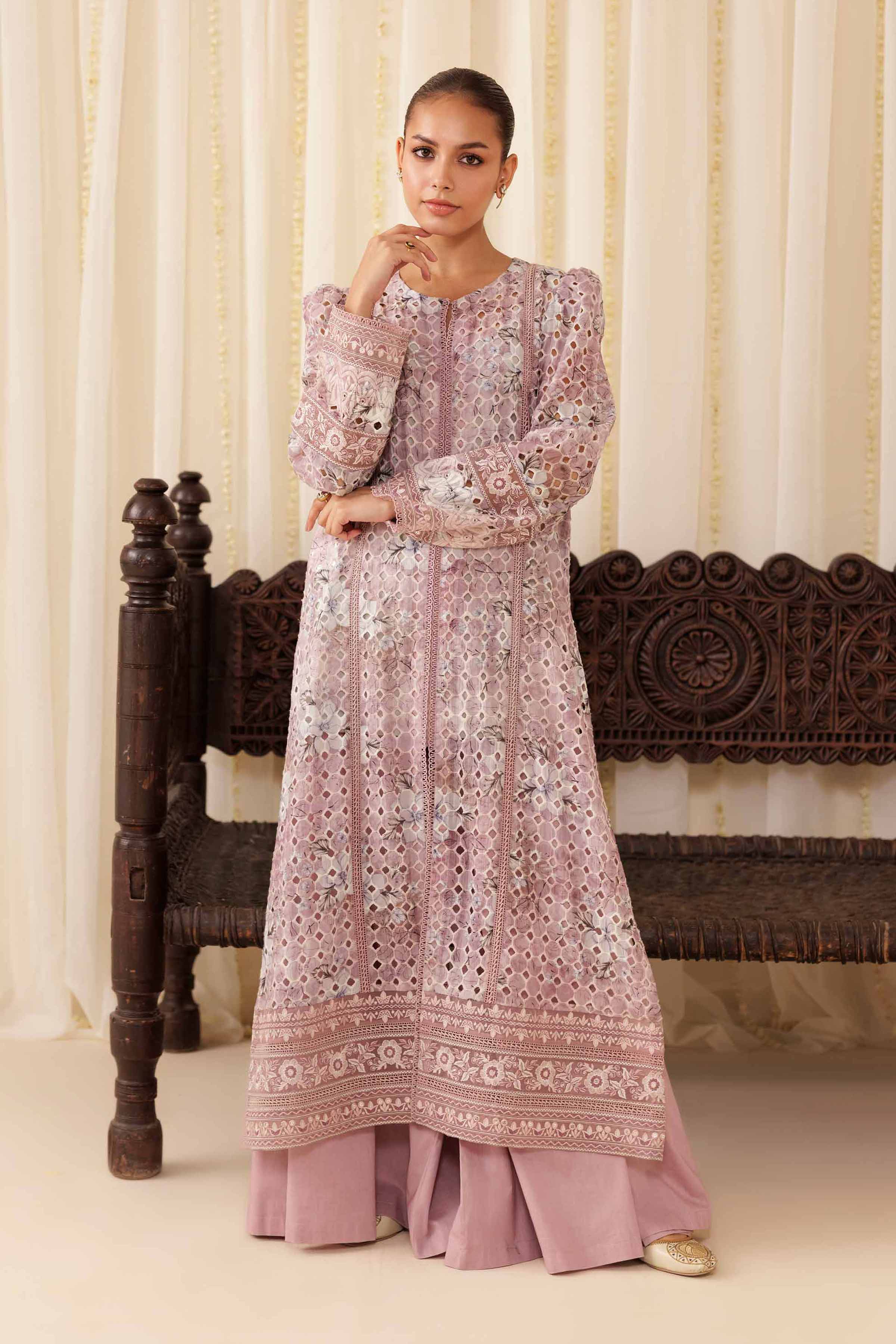 2 Piece - Embroidered Suit - PFE25-32 - for Women - Pret Collection | Nishat | Shop Online