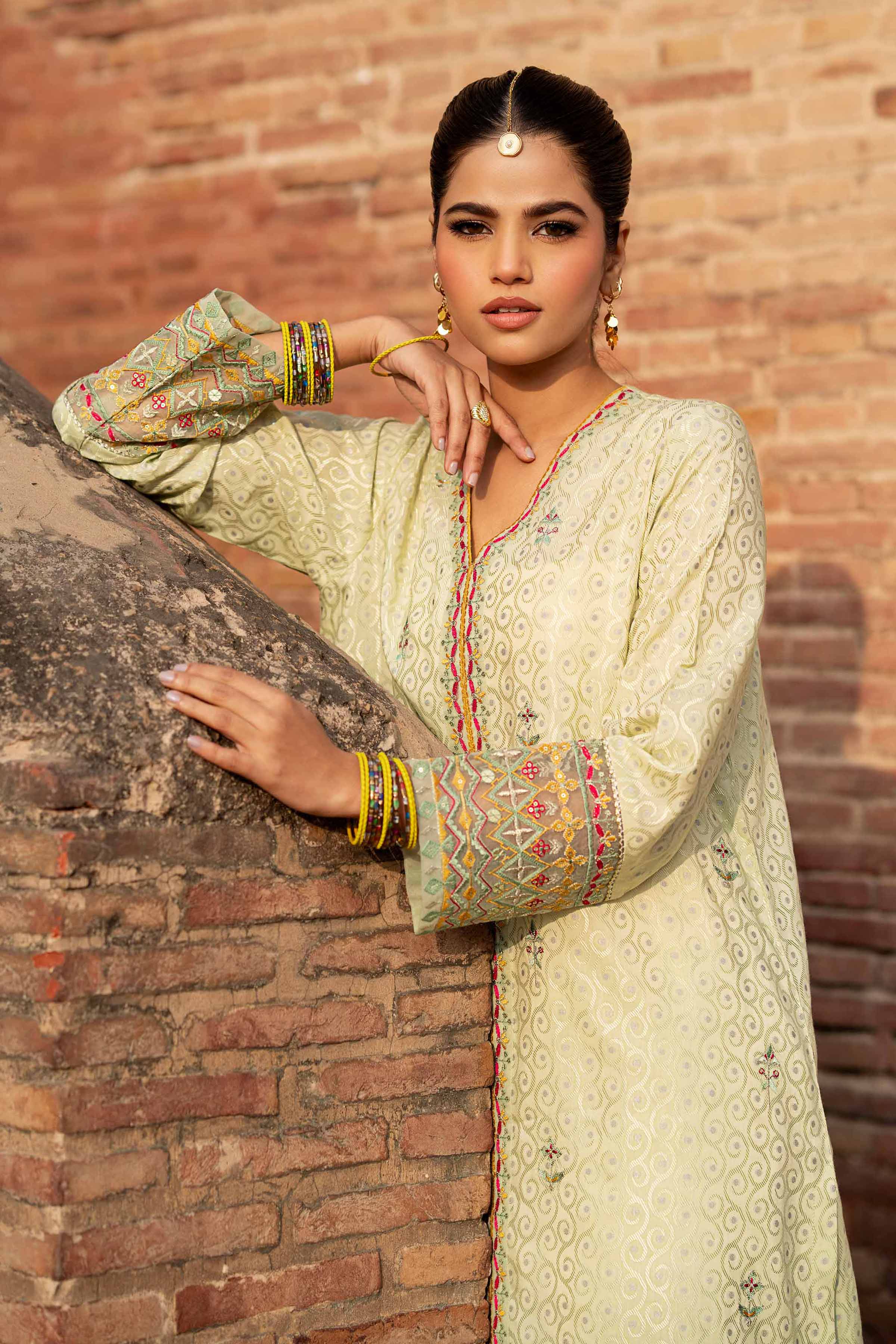 2 Piece - Embroidered Suit - PFE25-36