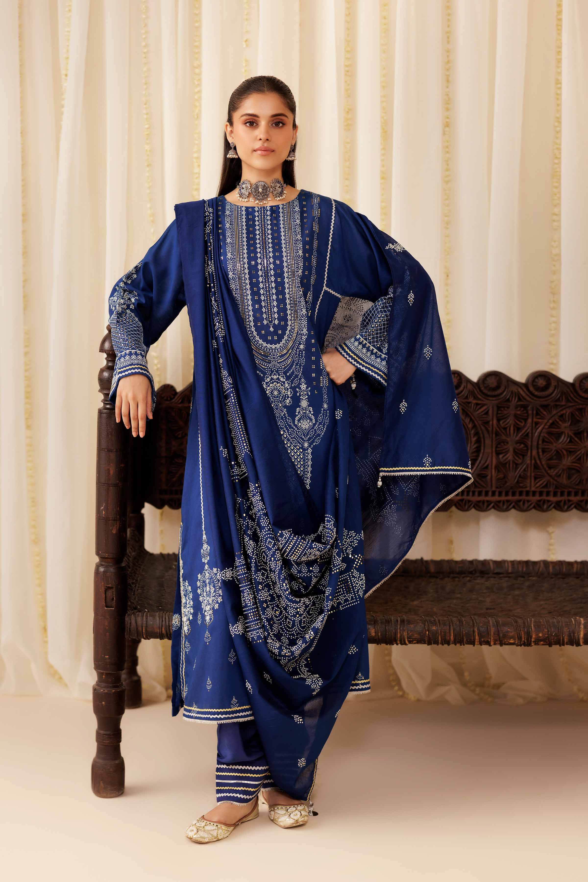 3 Piece - Basic Suit - PFE25-51 - for Women - Pret Collection | Nishat | Shop Online