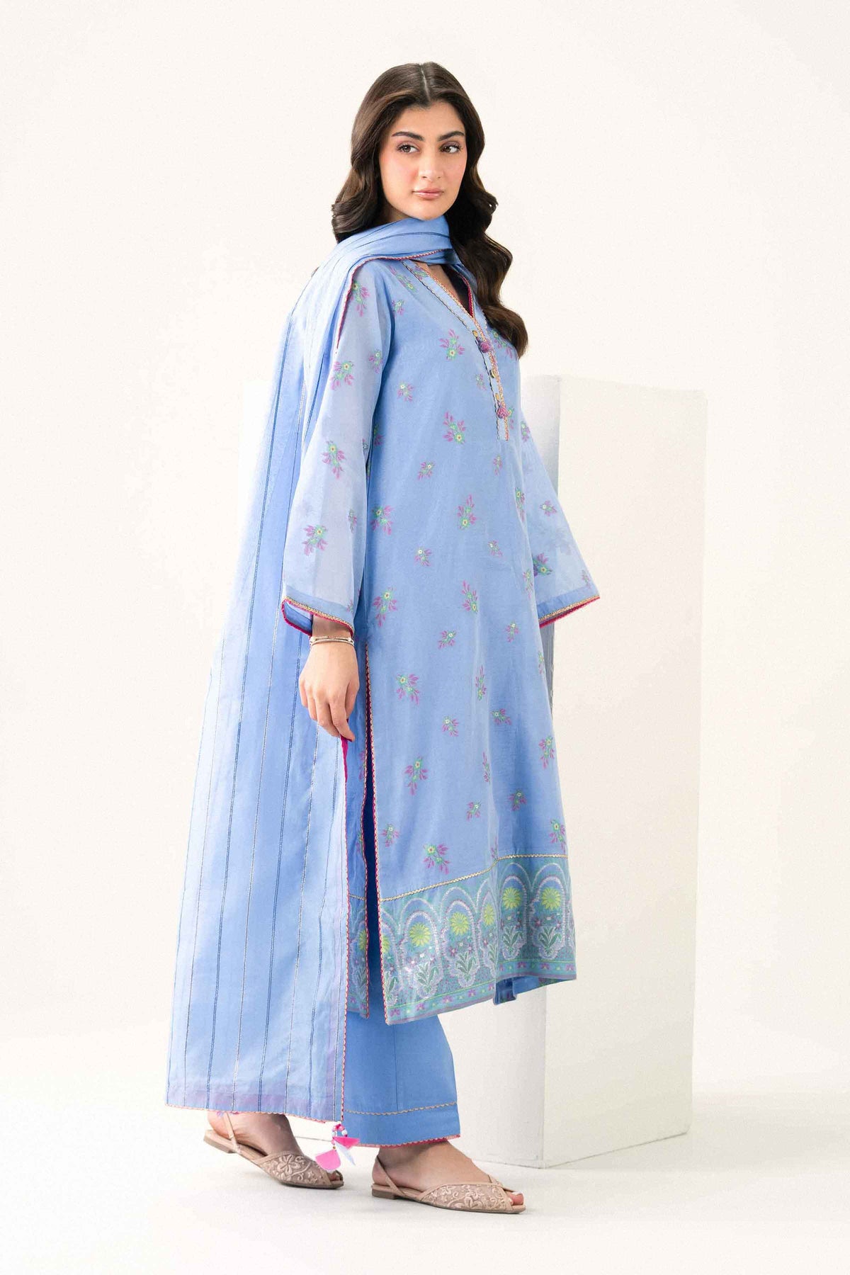 3 Piece - Printed Suit - PFE26-55 for Women - Pret Collection | Nishat | Shop Online