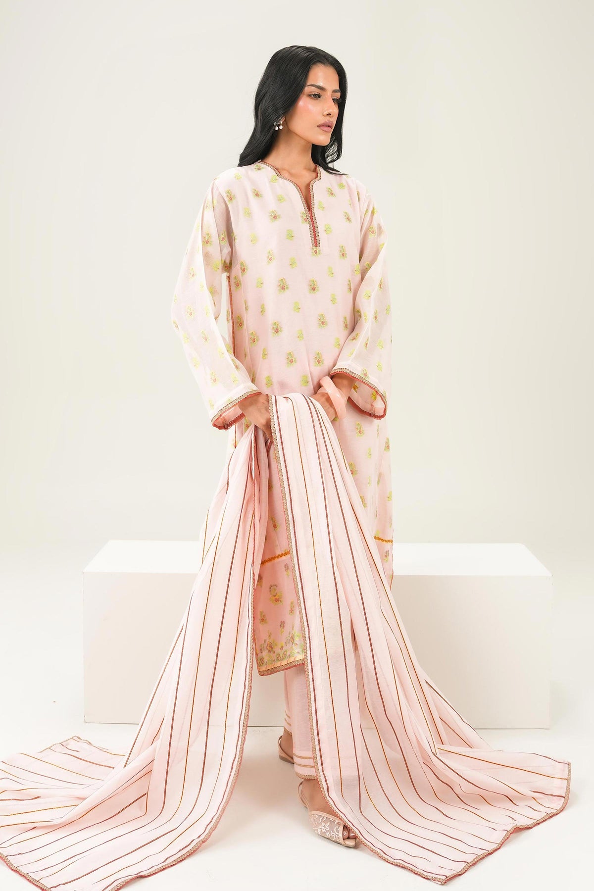 3 Piece - Printed Suit - PFE26-56 for Women - Pret Collection | Nishat | Shop Online