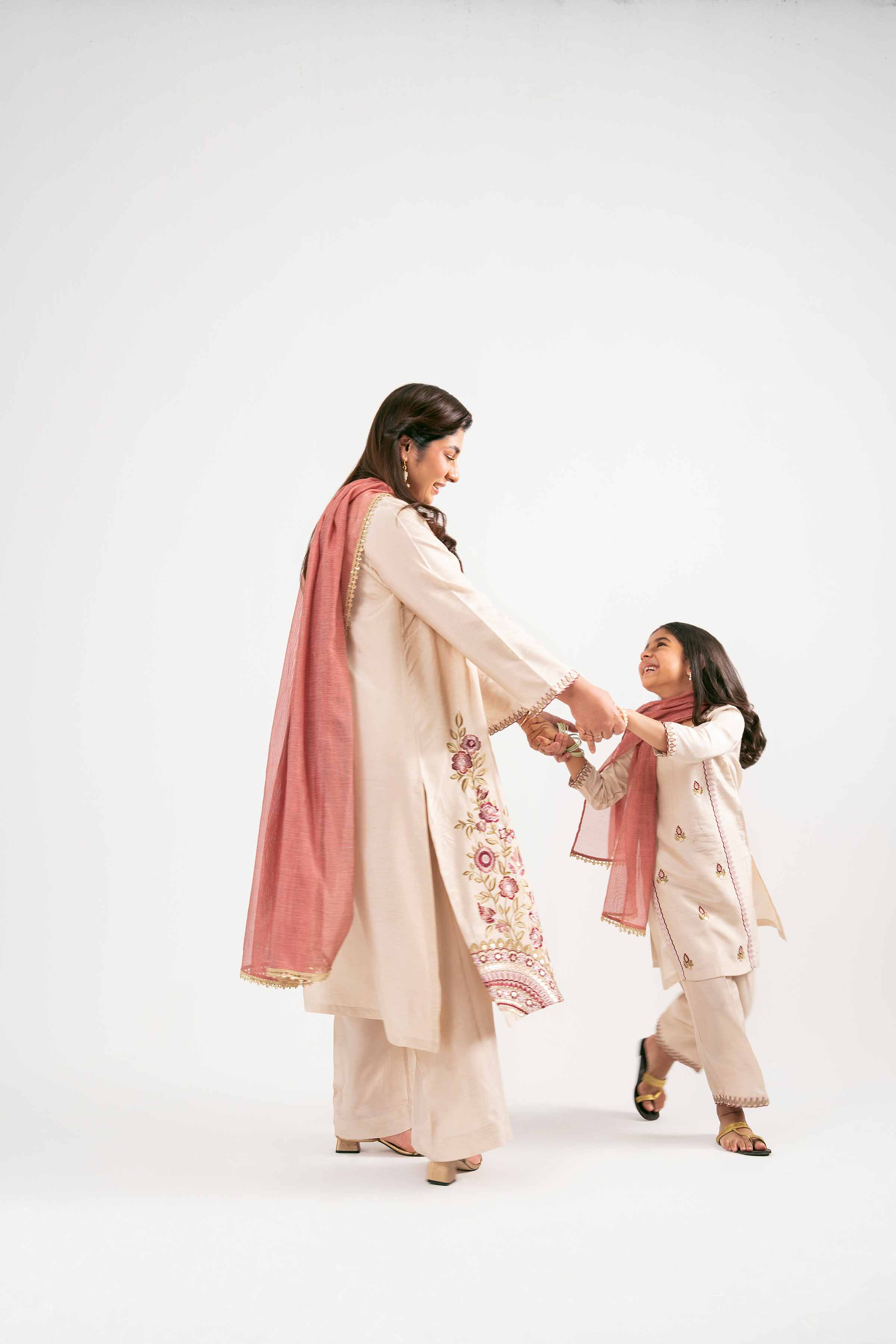 3 Piece - Embroidered Suit - PMD25-14 D