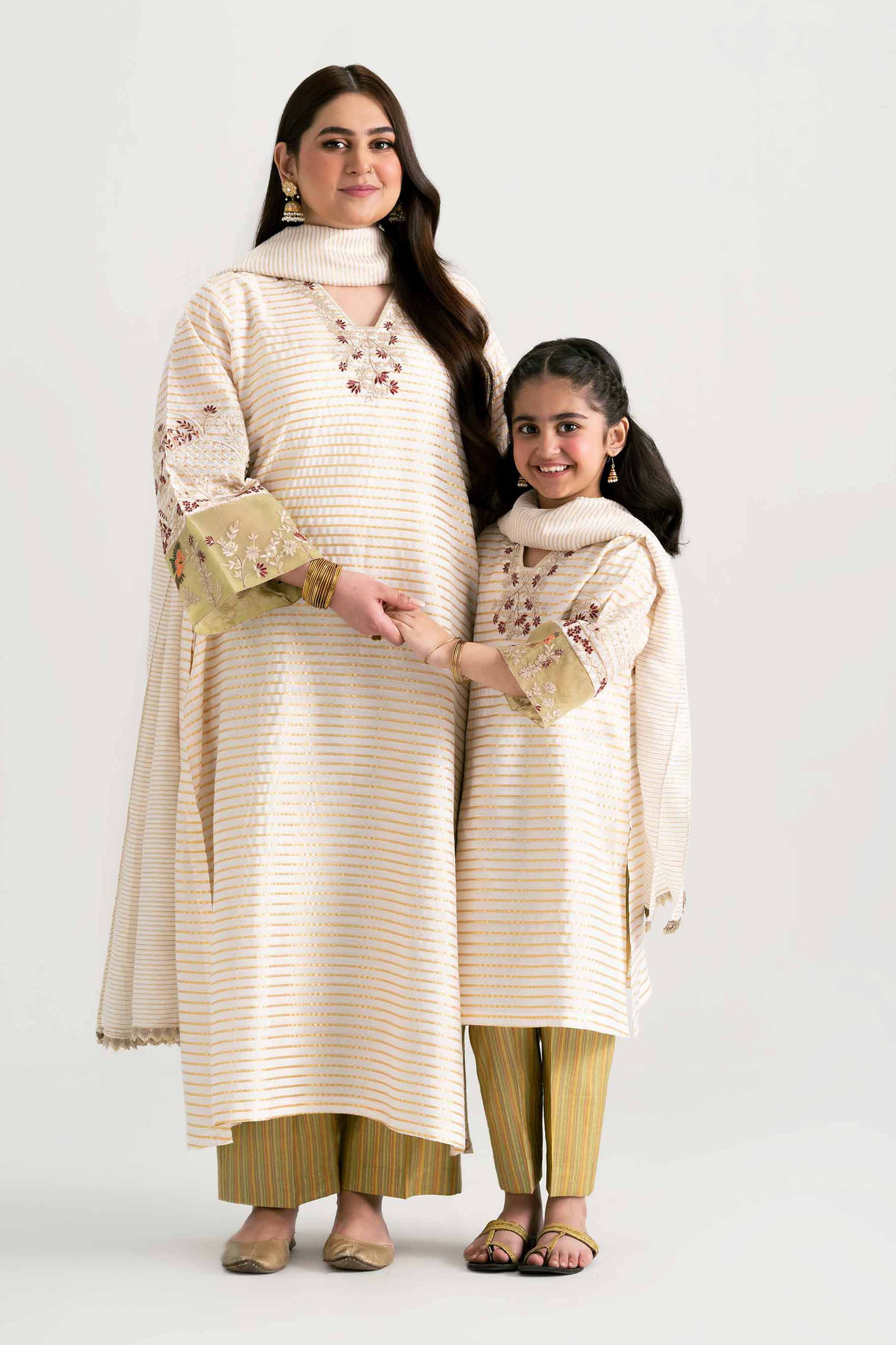 3 Piece - Embroidered Suit - PMD25-15 D for Women - Pret Collection | Nishat | Shop Online