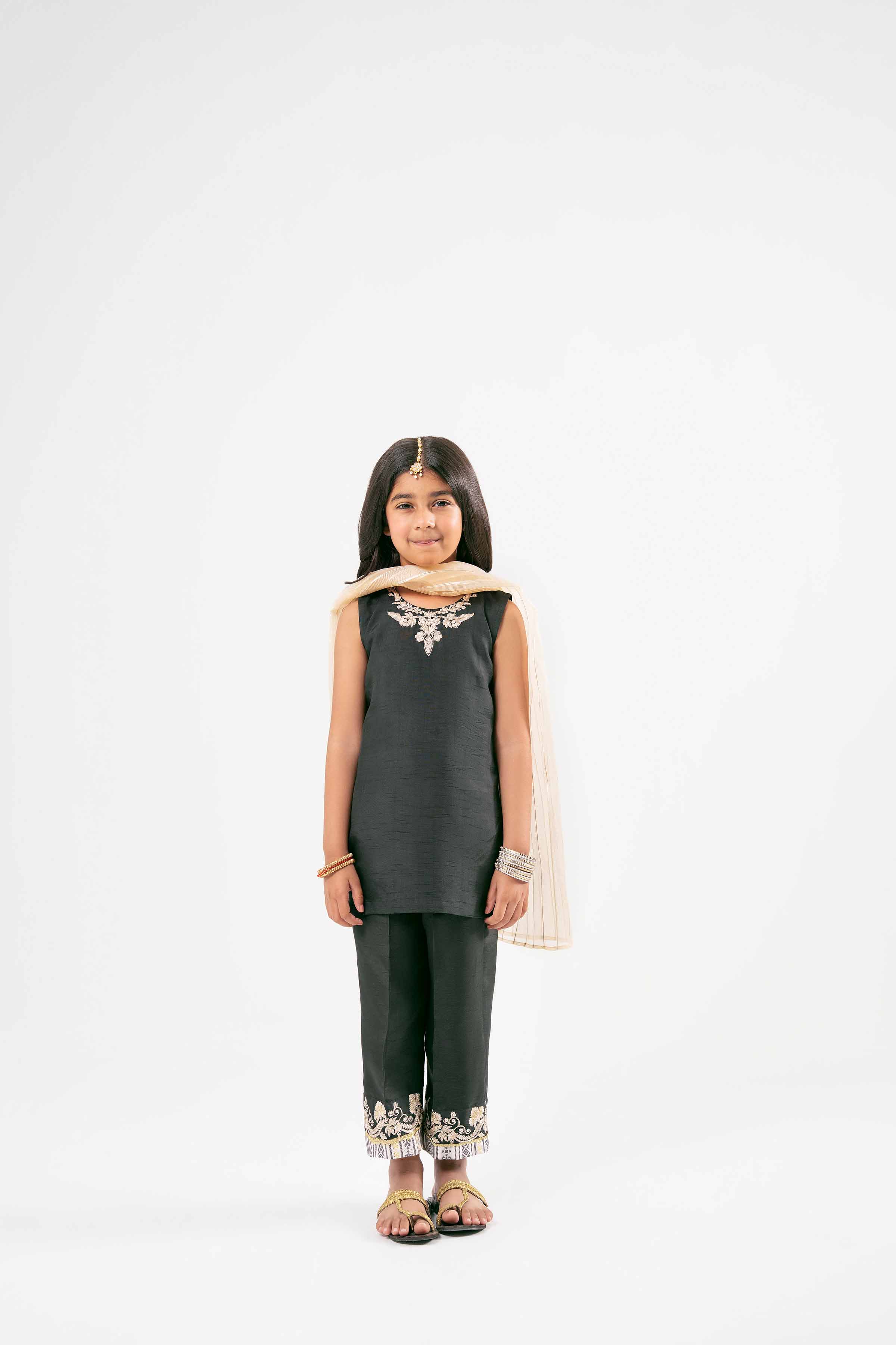 3 Piece - Embroidered Suit - PMD25-17 D