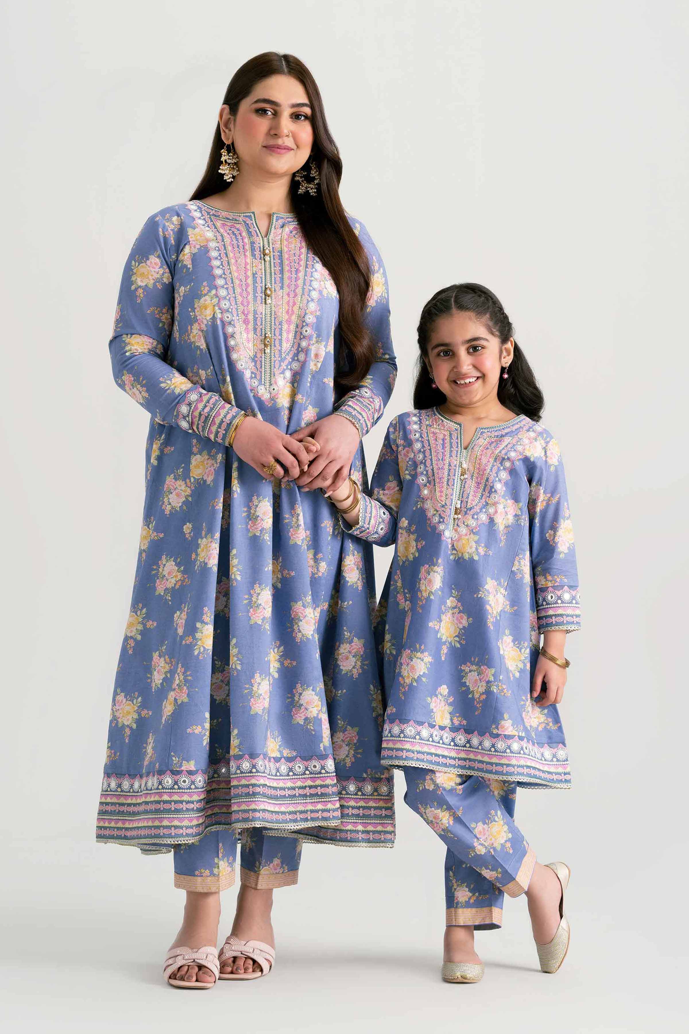 2 Piece - Printed Embroidered Suit - PMD25-20 D for Women - Pret Collection | Nishat | Shop Online