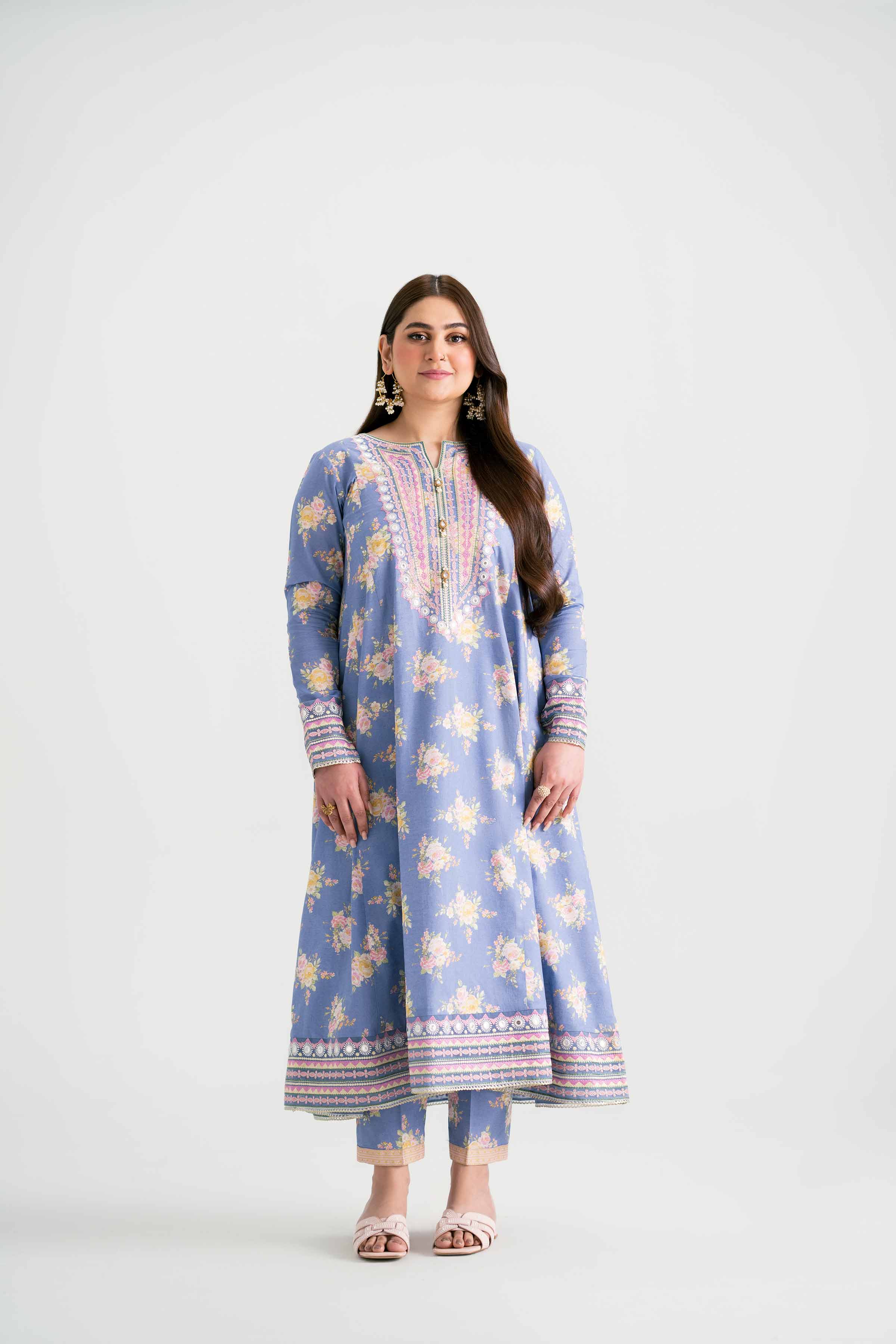 2 Piece - Printed Embroidered Suit - PMD25-20 M for Women - Pret Collection | Nishat | Shop Online
