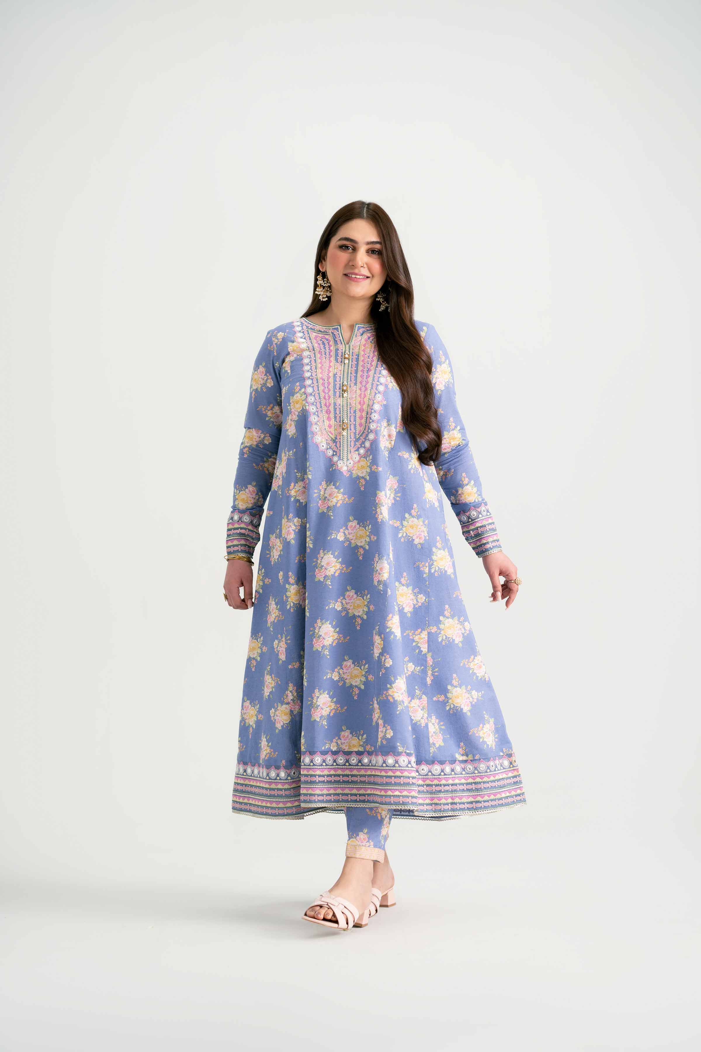2 Piece - Printed Embroidered Suit - PMD25-20 M for Women - Pret Collection | Nishat | Shop Online