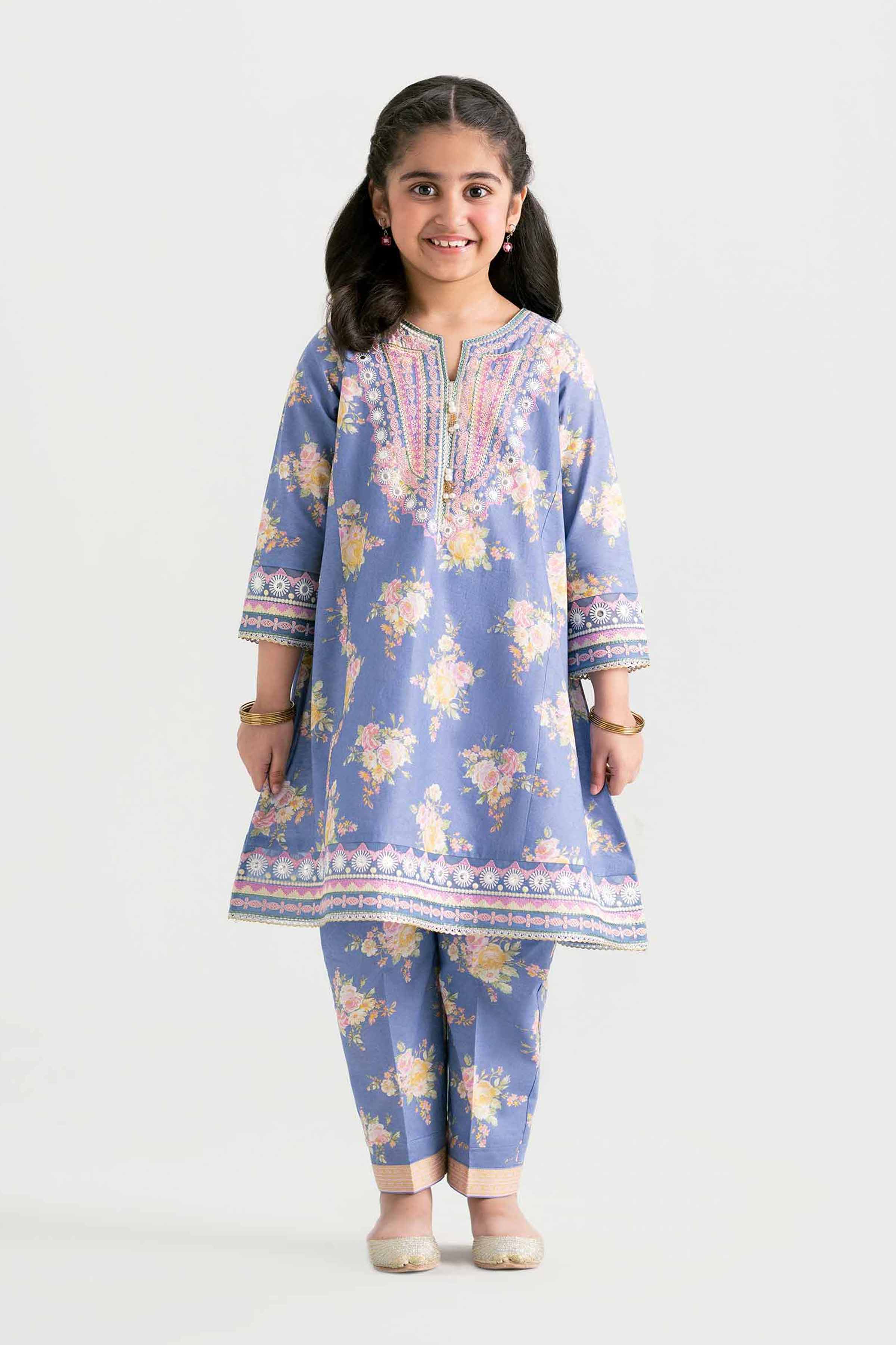 2 Piece - Printed Embroidered Suit - PMD25-20 D for Women - Pret Collection | Nishat | Shop Online