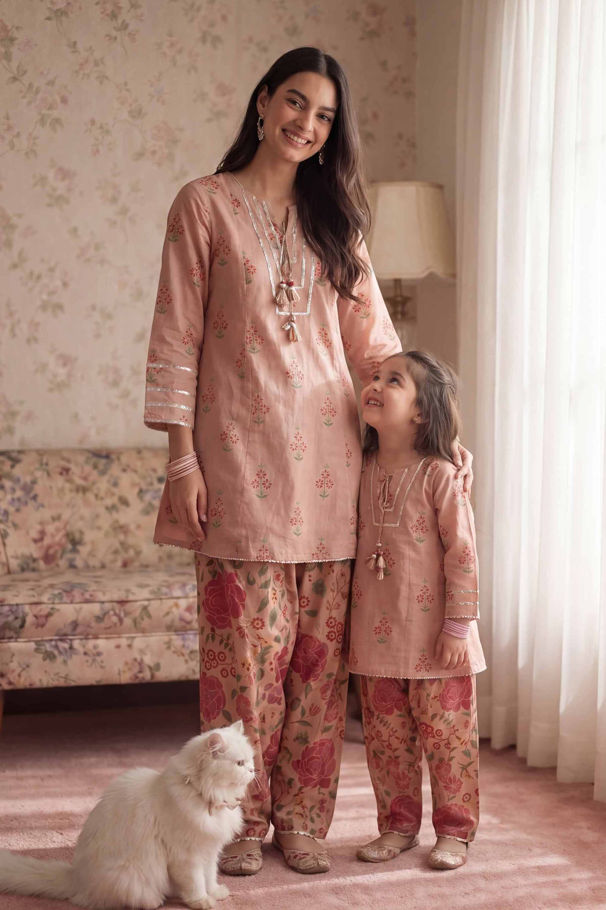 2 Piece - Printed Suit - PMD26-10 D