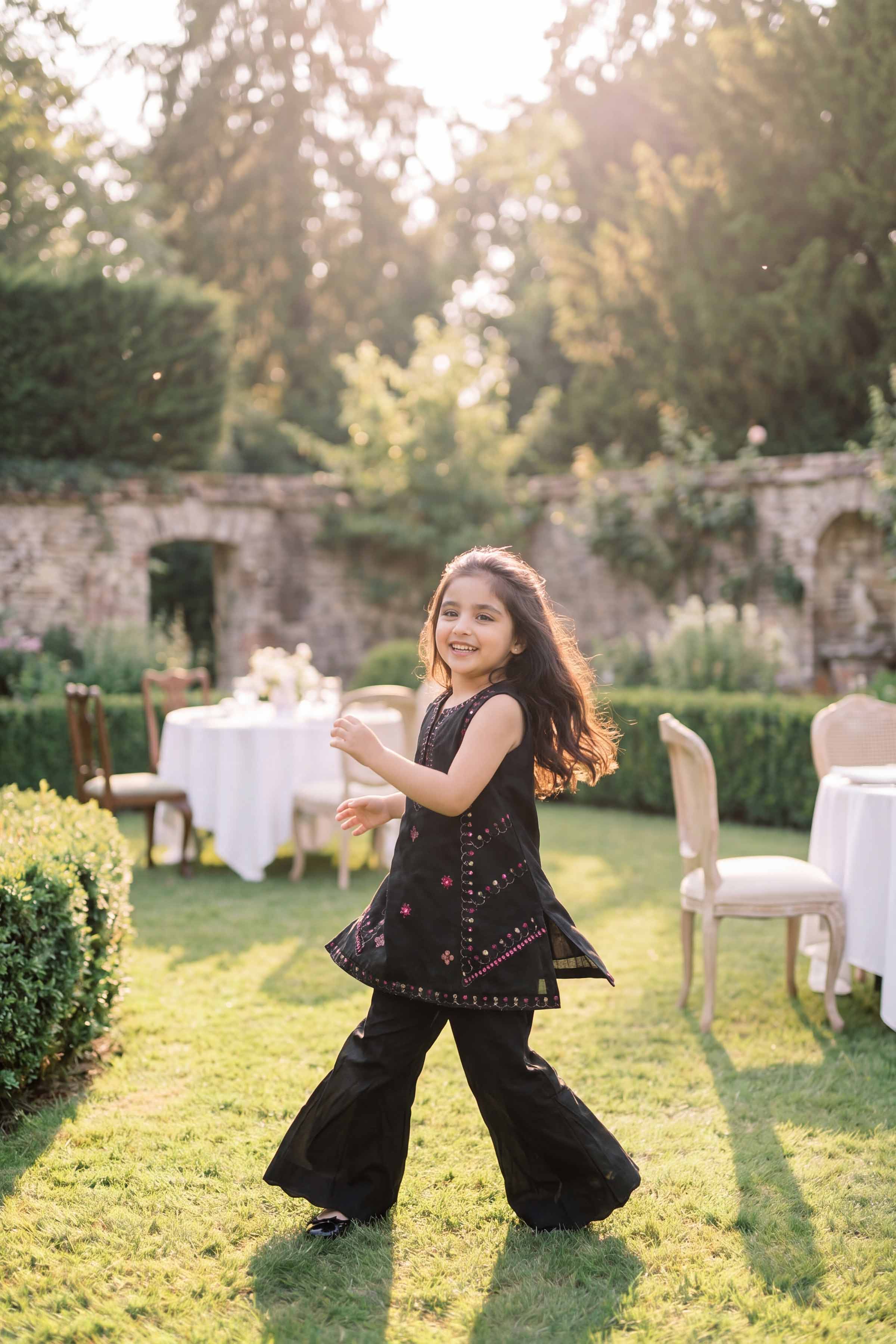 2 Piece - Embroidered Suit - PMD26-19 D