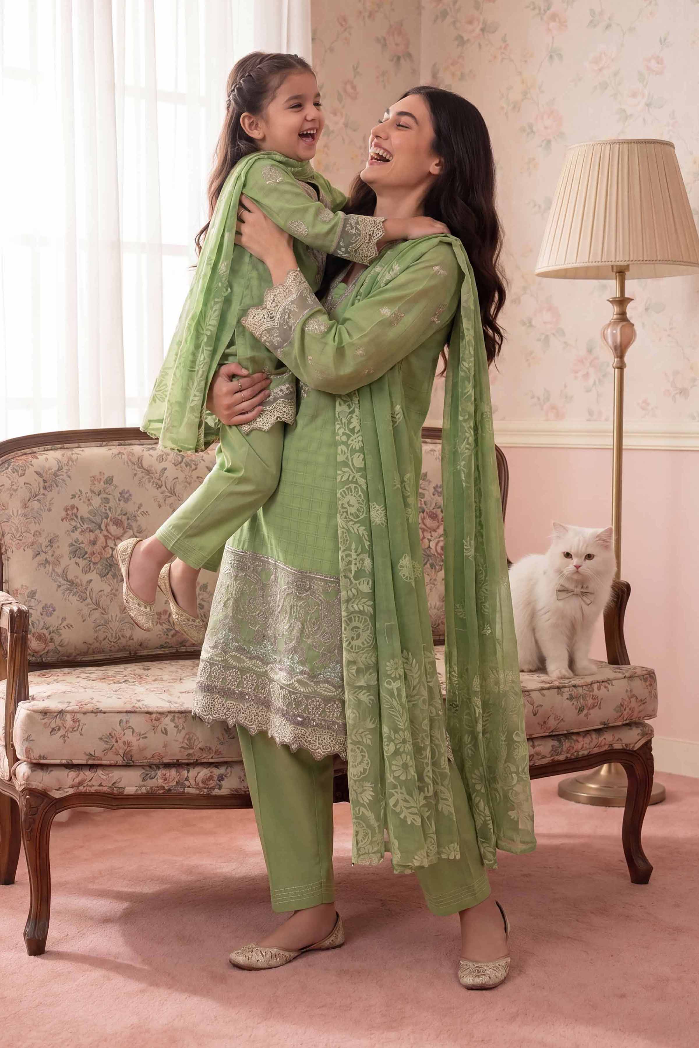 3 Piece - Embroidered Suit - PMD26-32 M