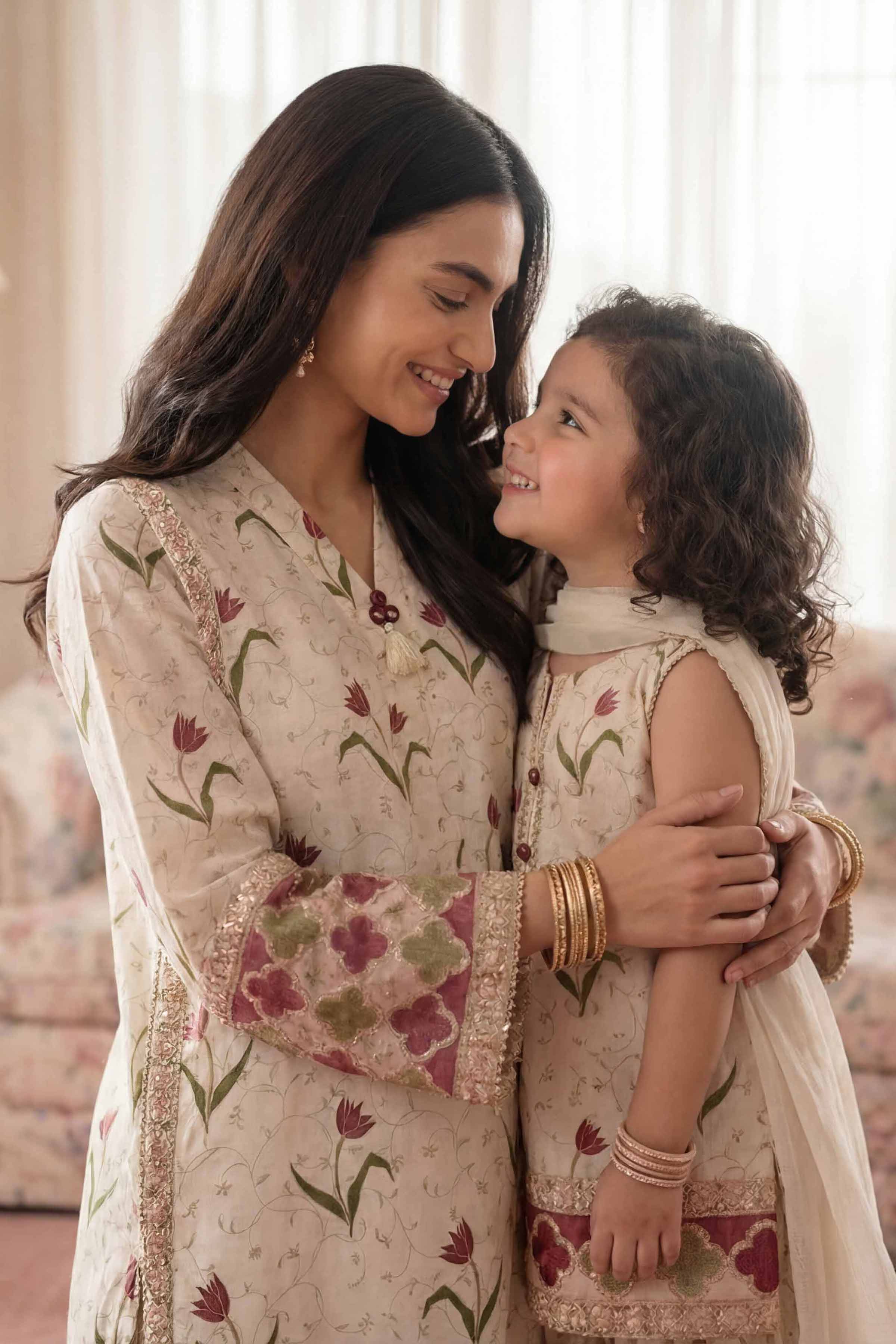 3 Piece - Printed Embroidered Suit - PMD26-45 M