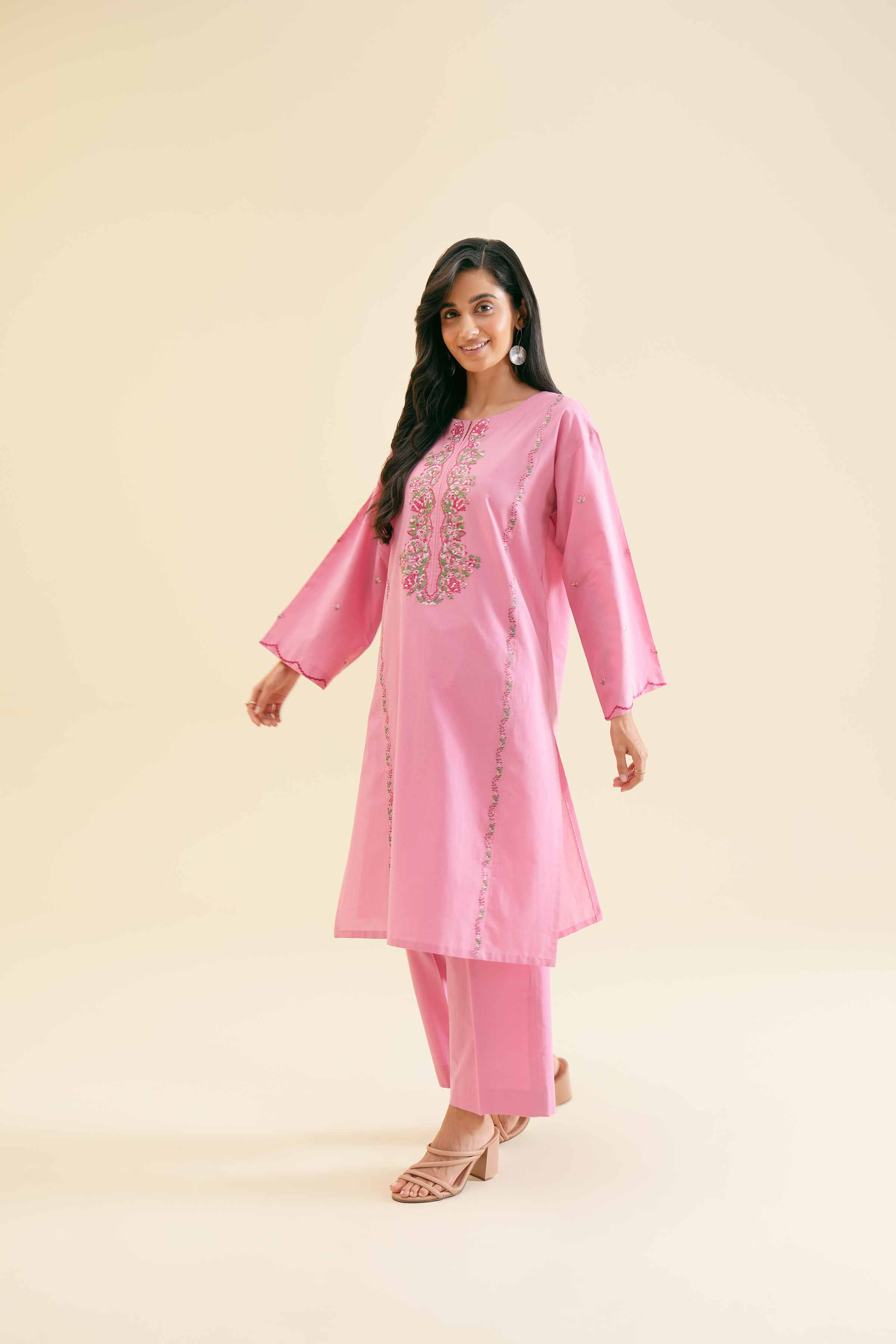 2 Piece - Embroidered Suit - PS24-107